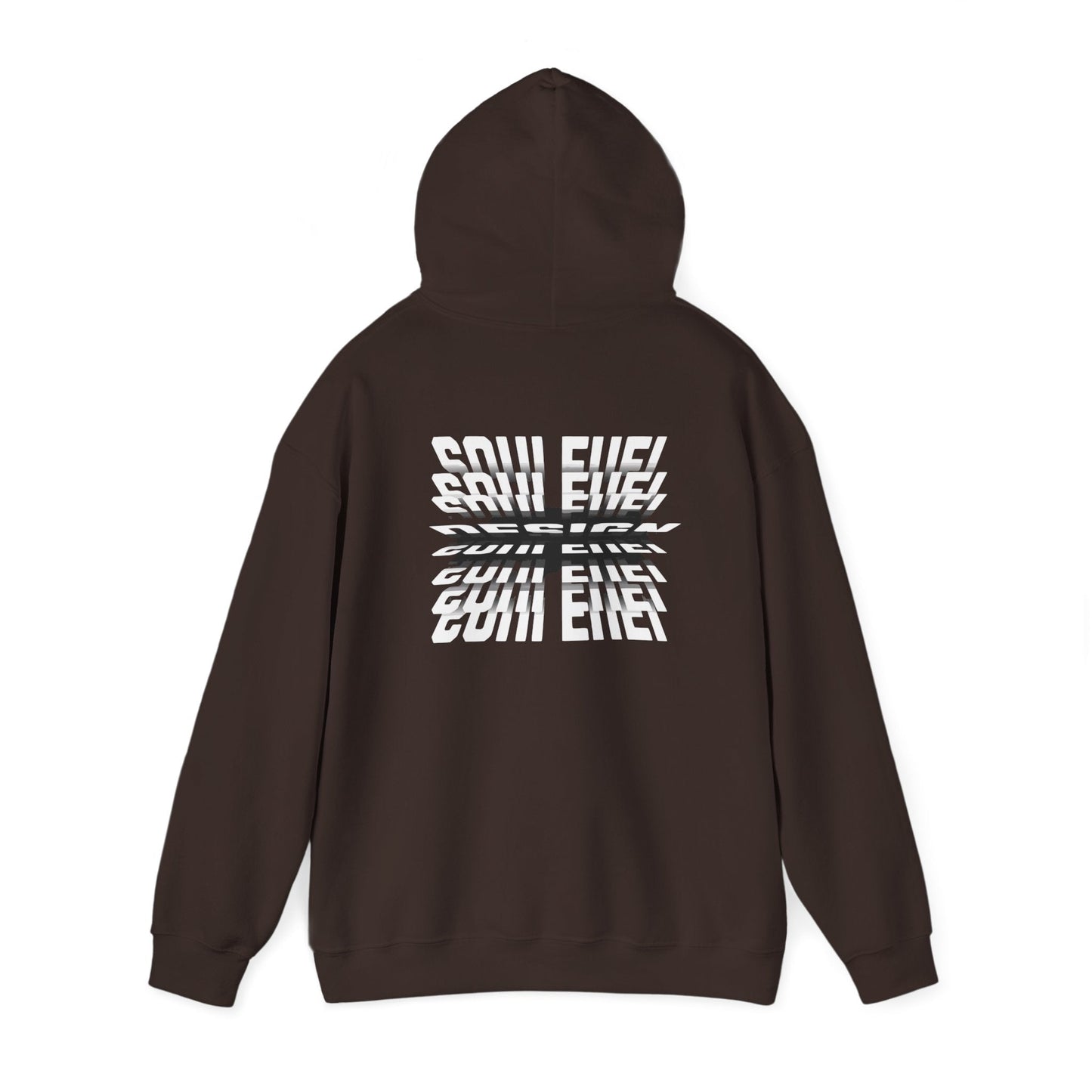 soul fuel hoodie back view inspirational unisex hoodie