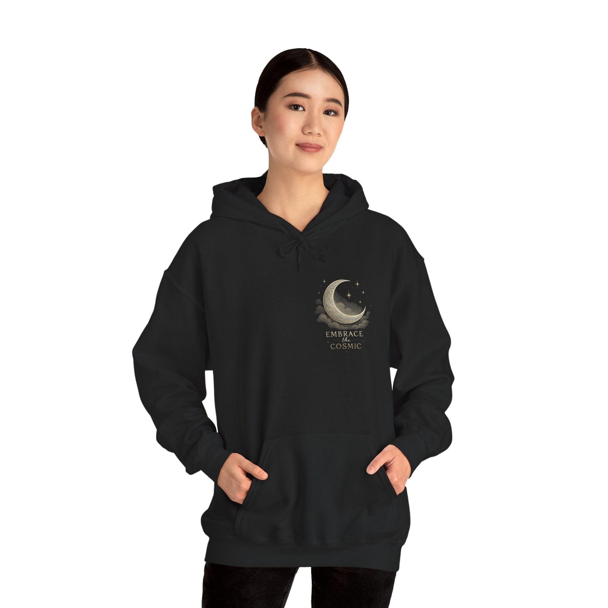 Space Embrace Hoodie Sweatshirt Printify