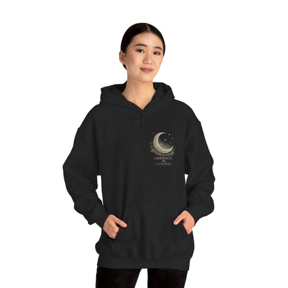 Space Embrace Hoodie Sweatshirt Printify