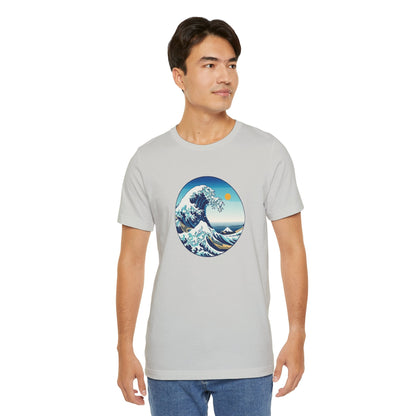 Ocean Wave Graphic Tee - Perfect for Beach Lovers, Summer Vibes, Casual Outfits, Gift for Surfers, Eco-Friendly Fashion Printify