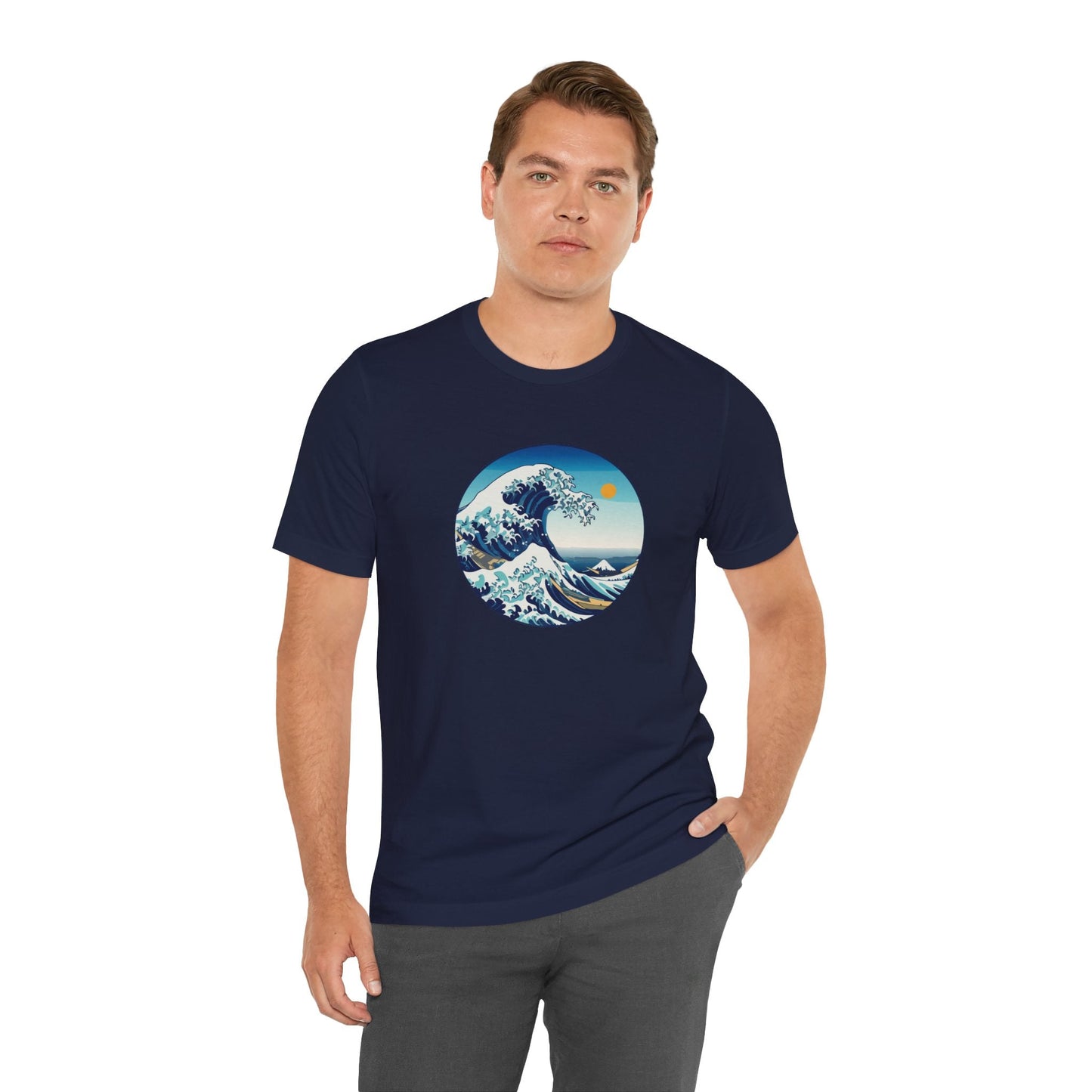 Ocean Wave Graphic Tee - Perfect for Beach Lovers, Summer Vibes, Casual Outfits, Gift for Surfers, Eco-Friendly Fashion Boho Wear