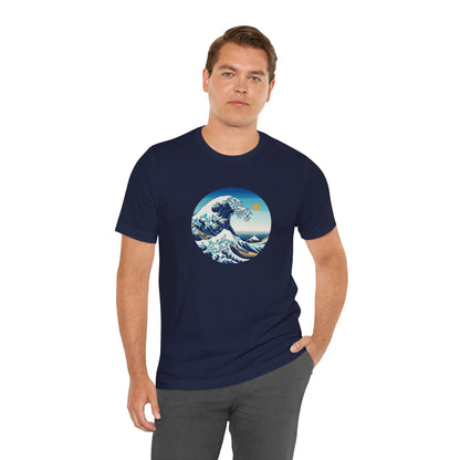 Ocean Wave Graphic Tee - Perfect for Beach Lovers, Summer Vibes, Casual Outfits, Gift for Surfers, Eco-Friendly Fashion Boho Wear