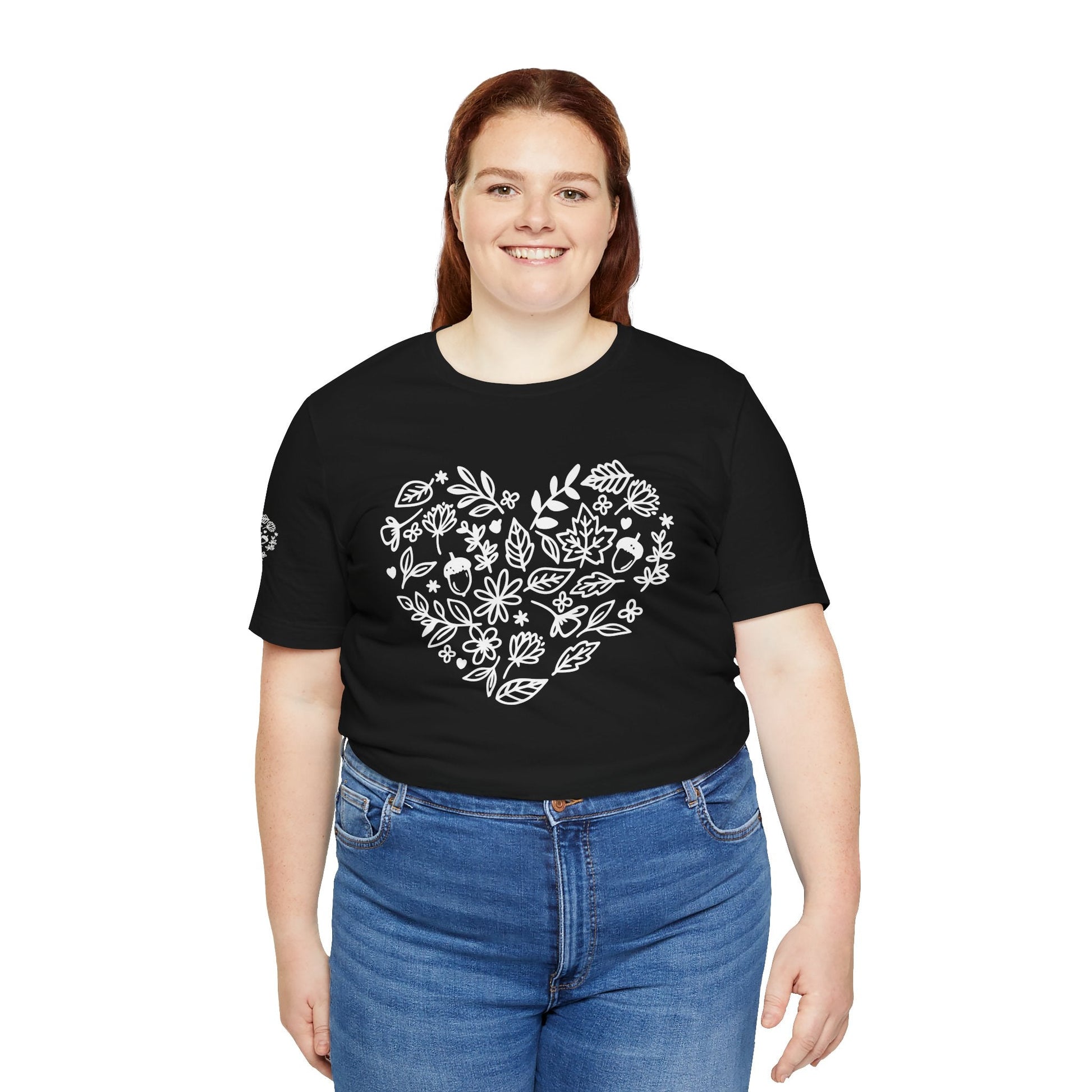 Floral Heart Tee Printify