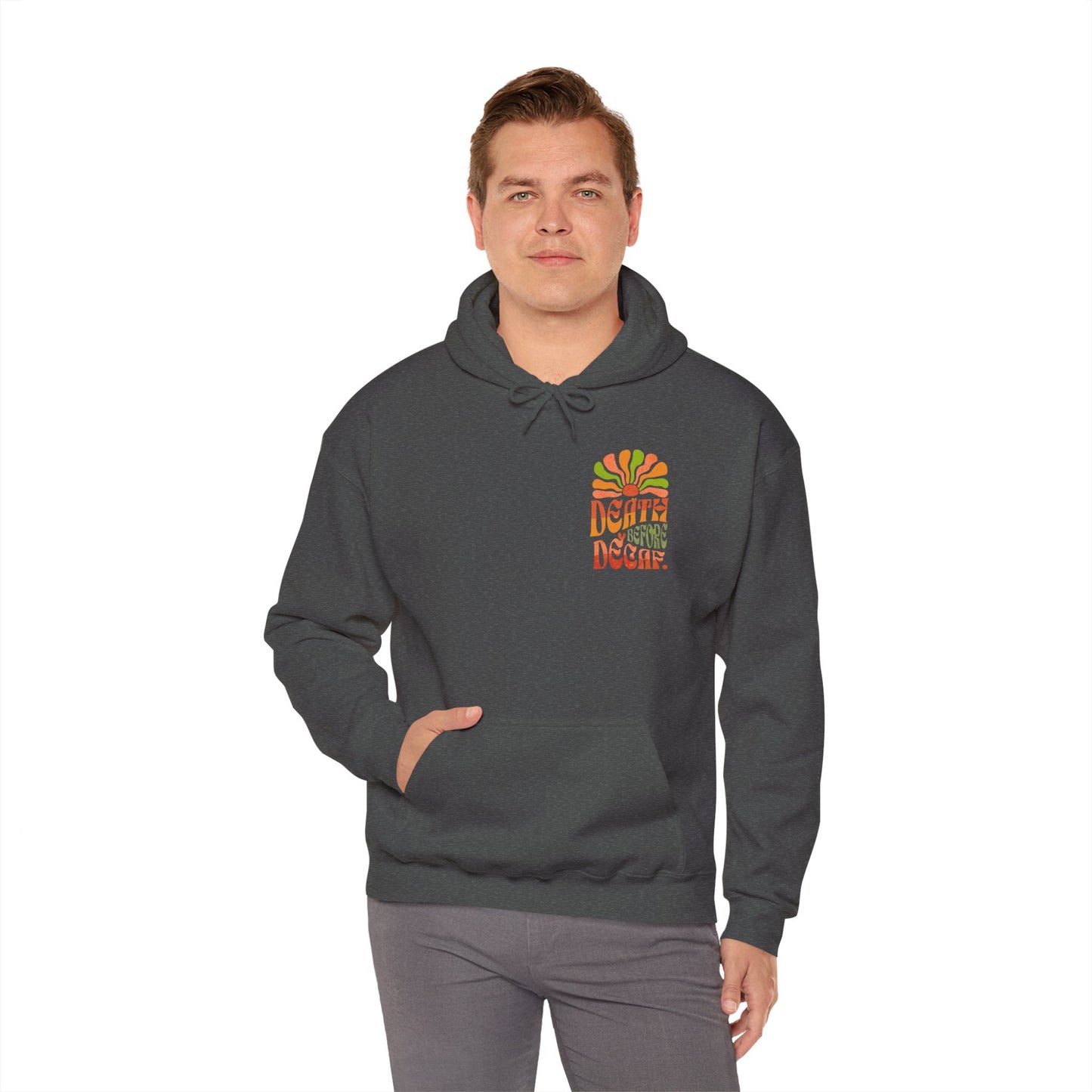 Colorful Retro Hoodie - Perfect for Cozy Days and Celebrations Printify