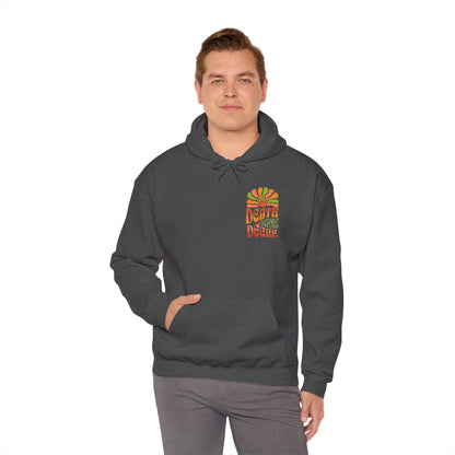 Colorful Retro Hoodie - Perfect for Cozy Days and Celebrations Printify