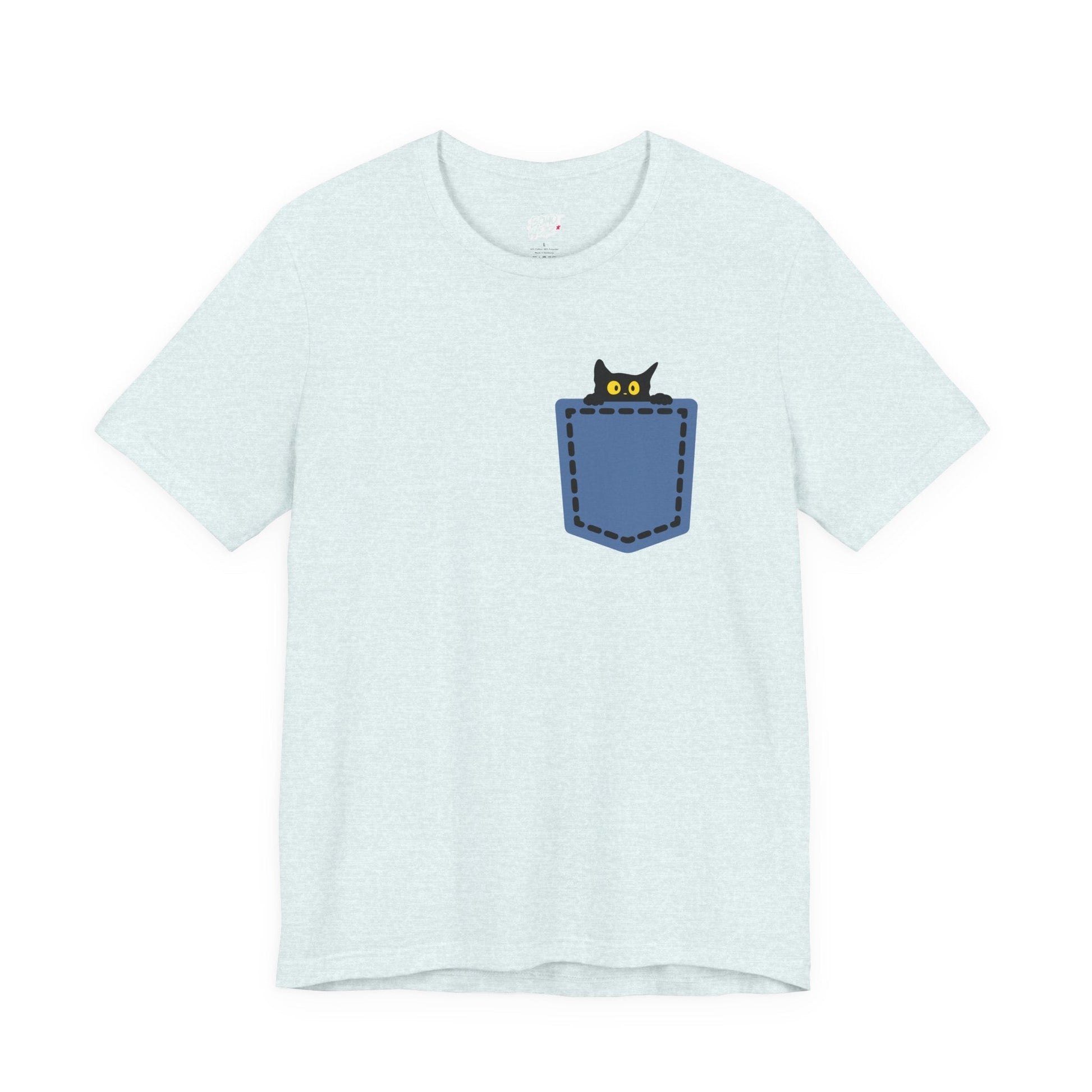Cat Pocket Tee Boho Wear