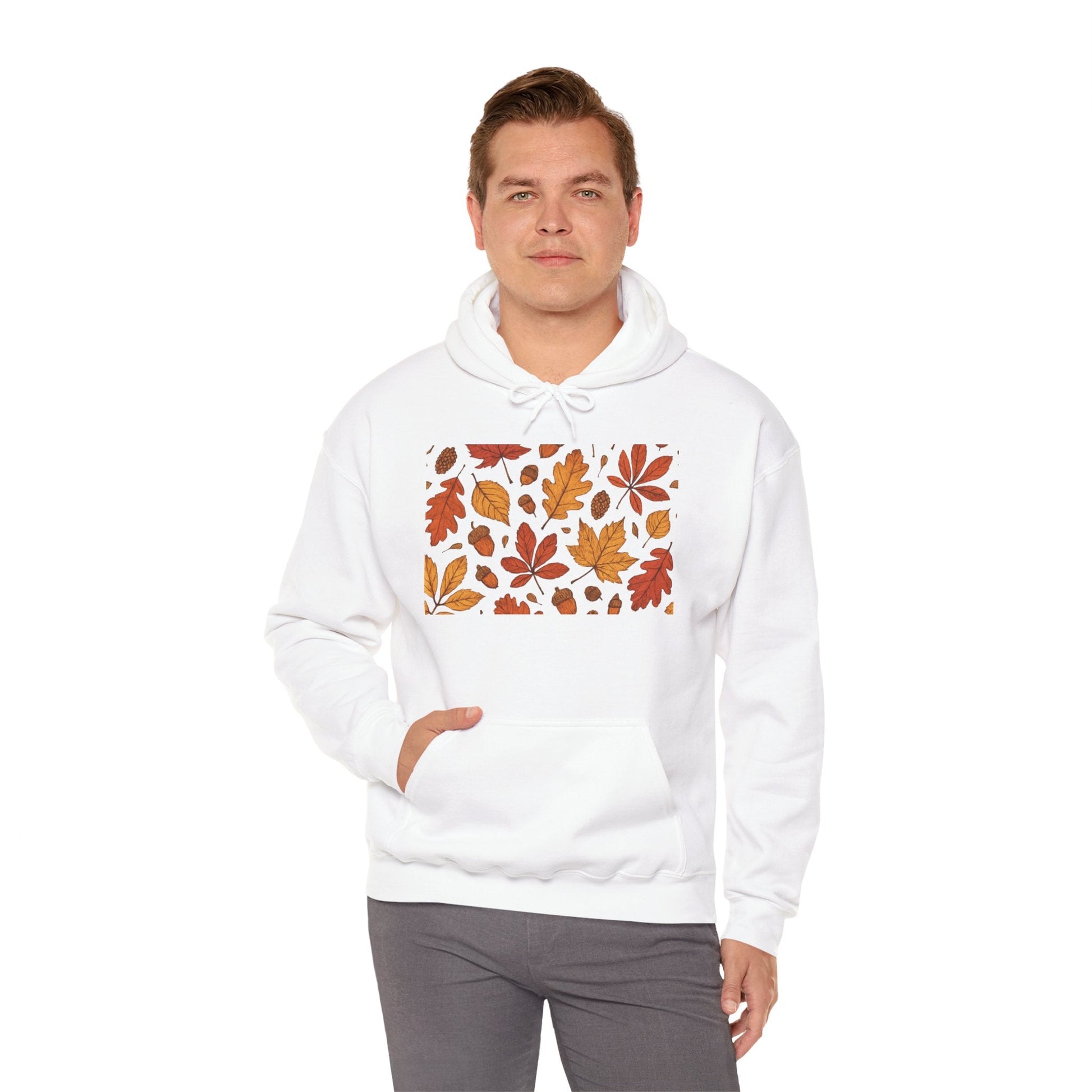 Vintage Autumn Unisex Hoodie Sweatshirt - Pattern Design Boho Wear