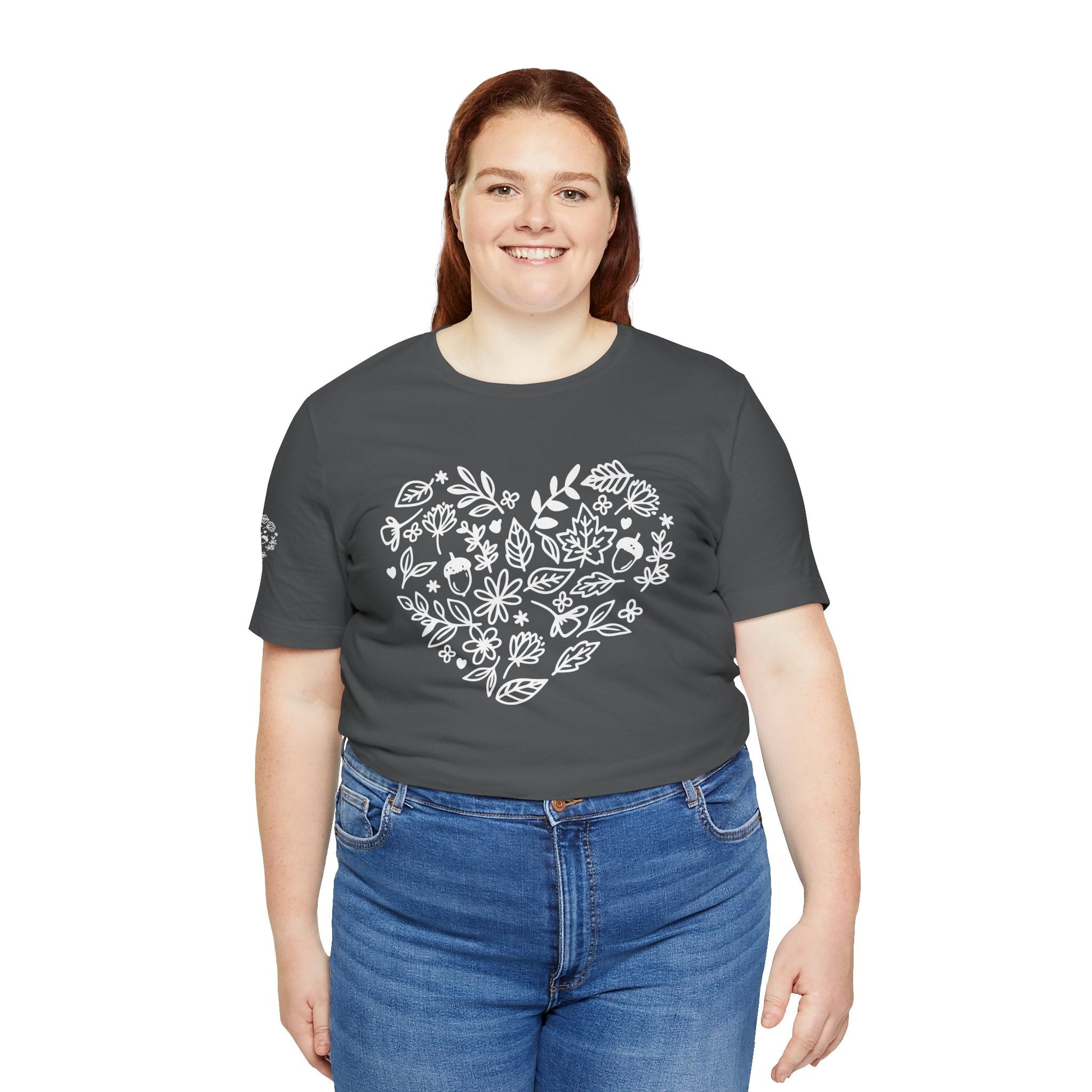 Floral Heart Tee Printify