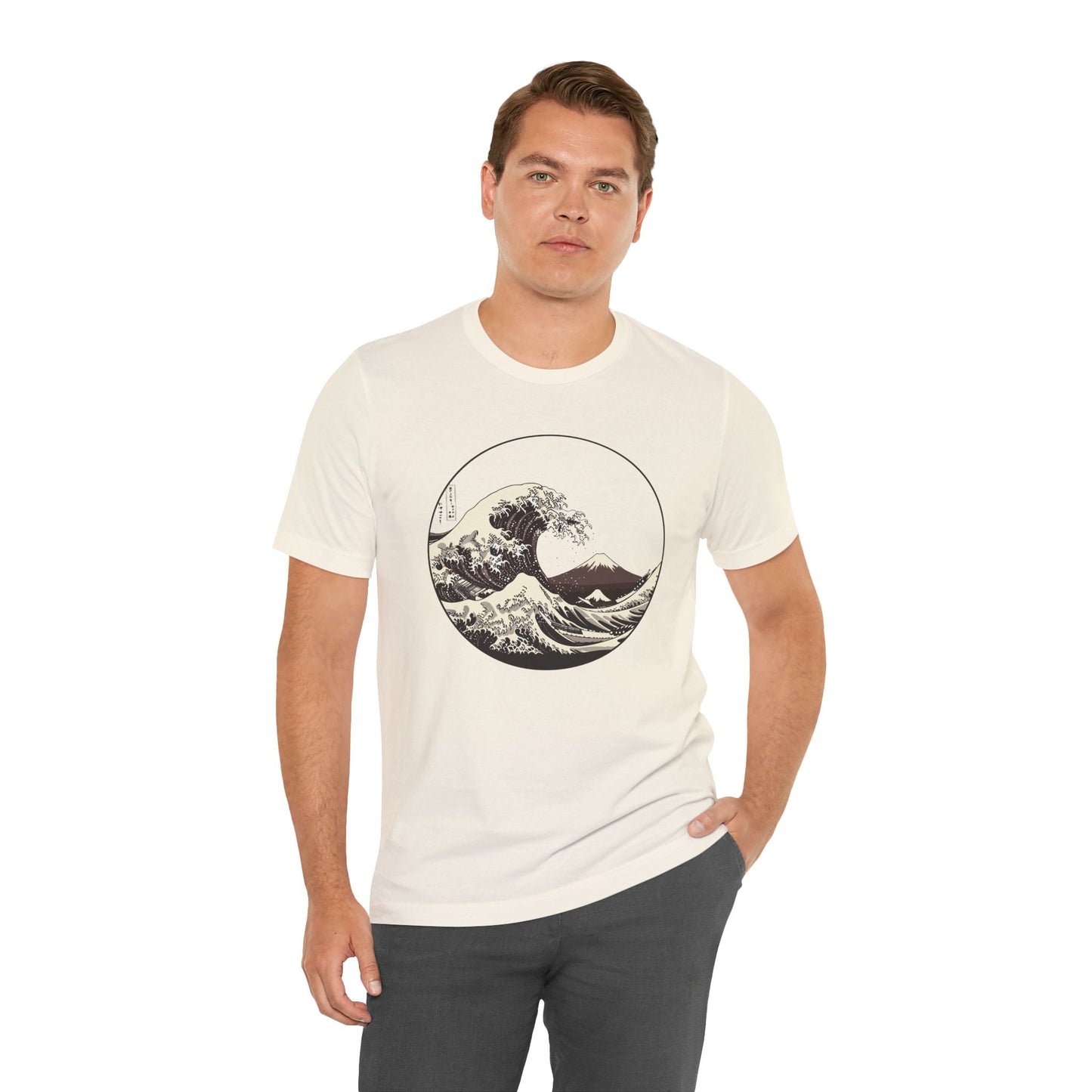 Ocean Wave Graphic Tee | Cool Casual Wear, Beach Lover Gift, Art Inspired Shirt, Summer Attire, Gift for Him/Her Printify