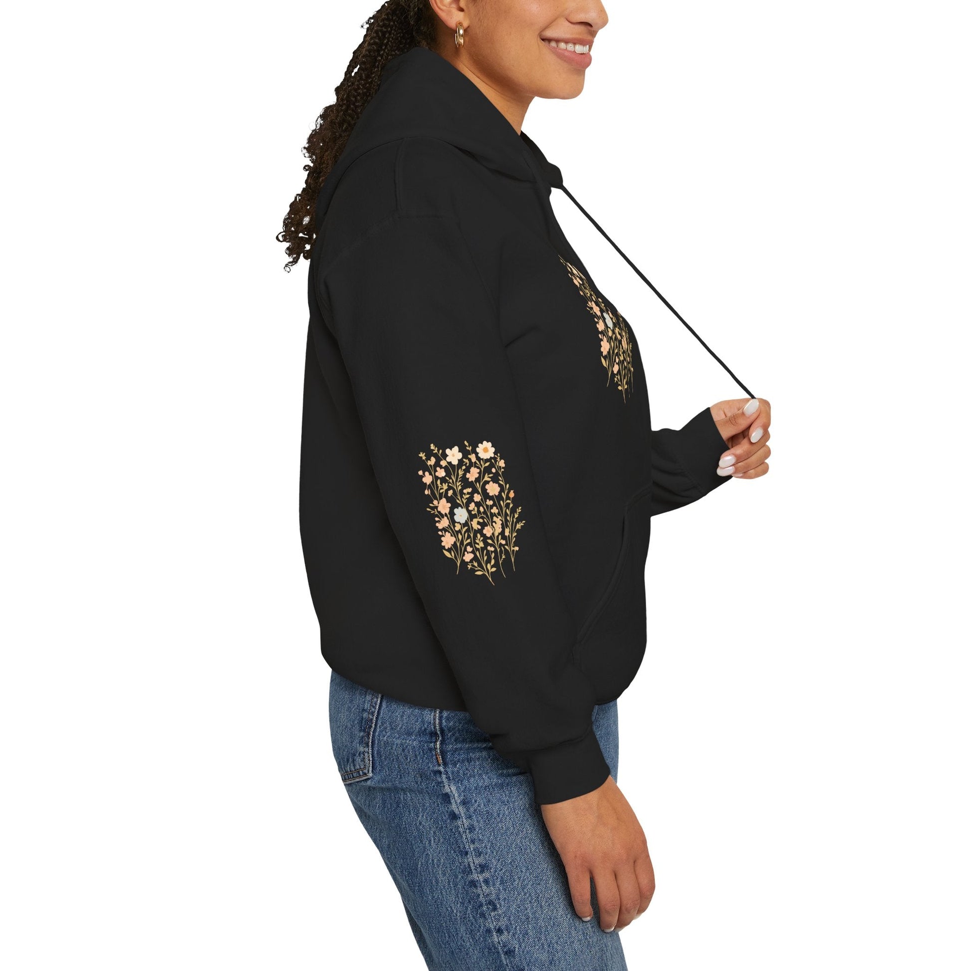Hooded Sweatshirt - Wildflower Harmony Printify