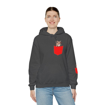 Funny Botanic Autumn Unisex Hoodie Sweatshirt with Pocket Flowers Printify