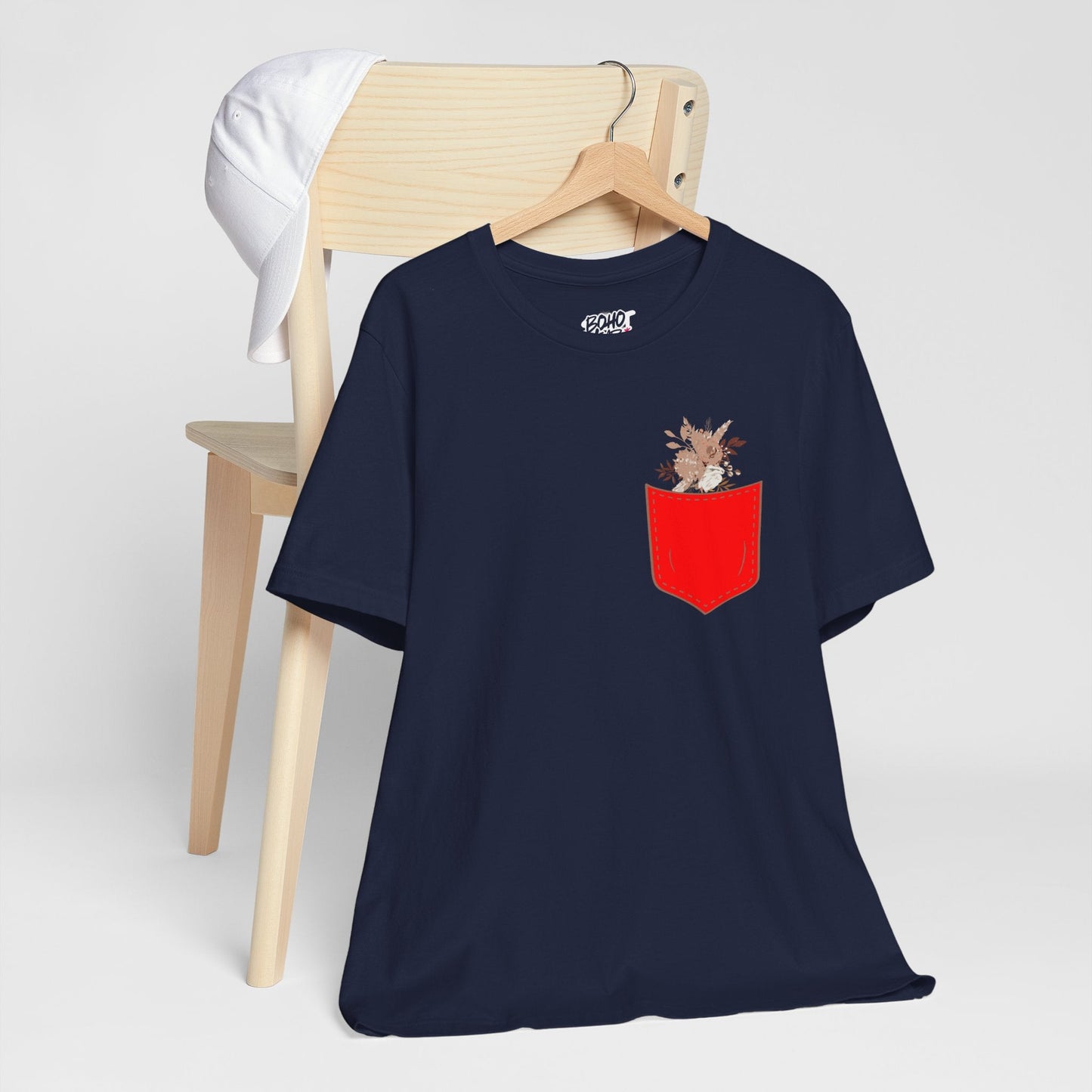 Pocket and Dry Flowers Tee Printify