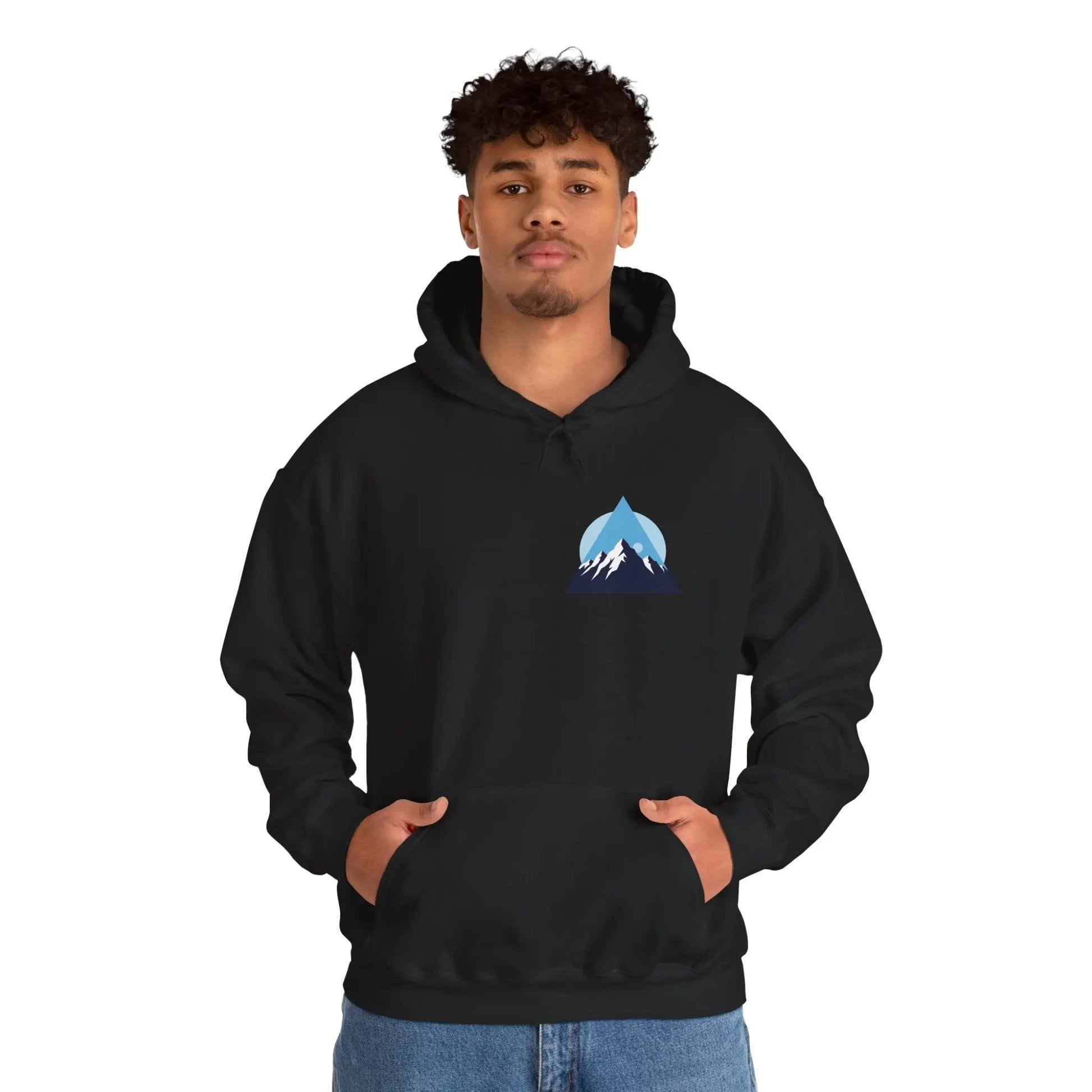 Mountain Adventure Unisex Hooded Sweatshirt - Cozy Gift for Nature Lovers, Casual Wear, Outdoor Fun, Hiking, Travel Printify