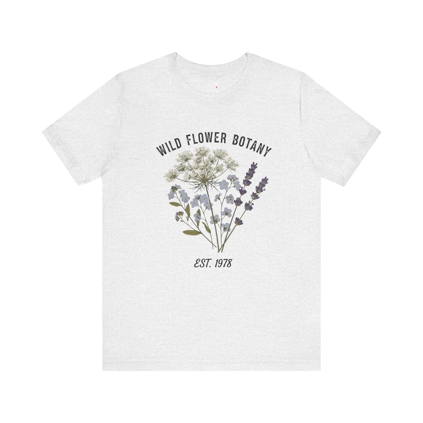 Wild Flower Botany Unisex Tee - Nature-Inspired Floral Shirt Printify
