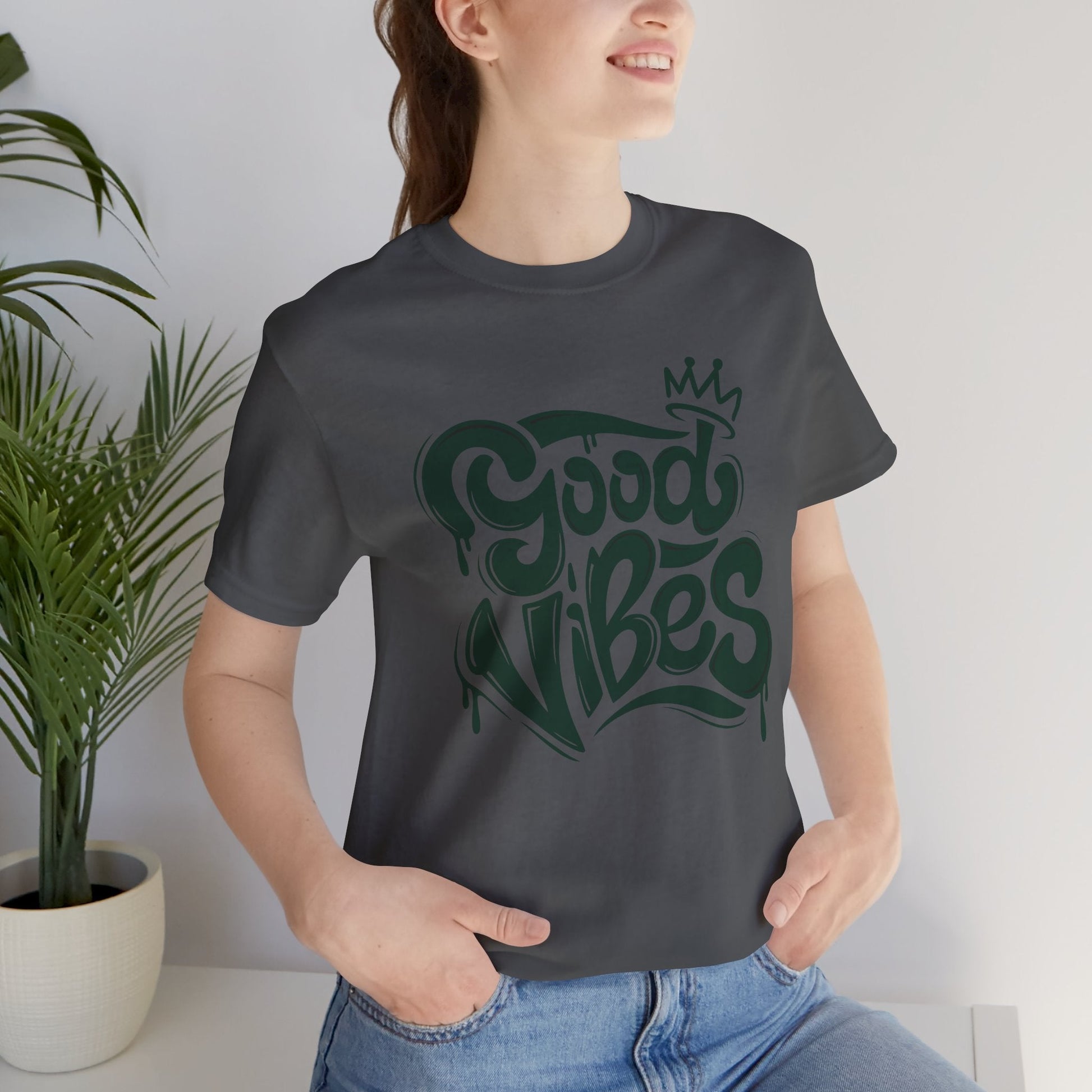 Good Vibes Unisex Jersey Tee Printify