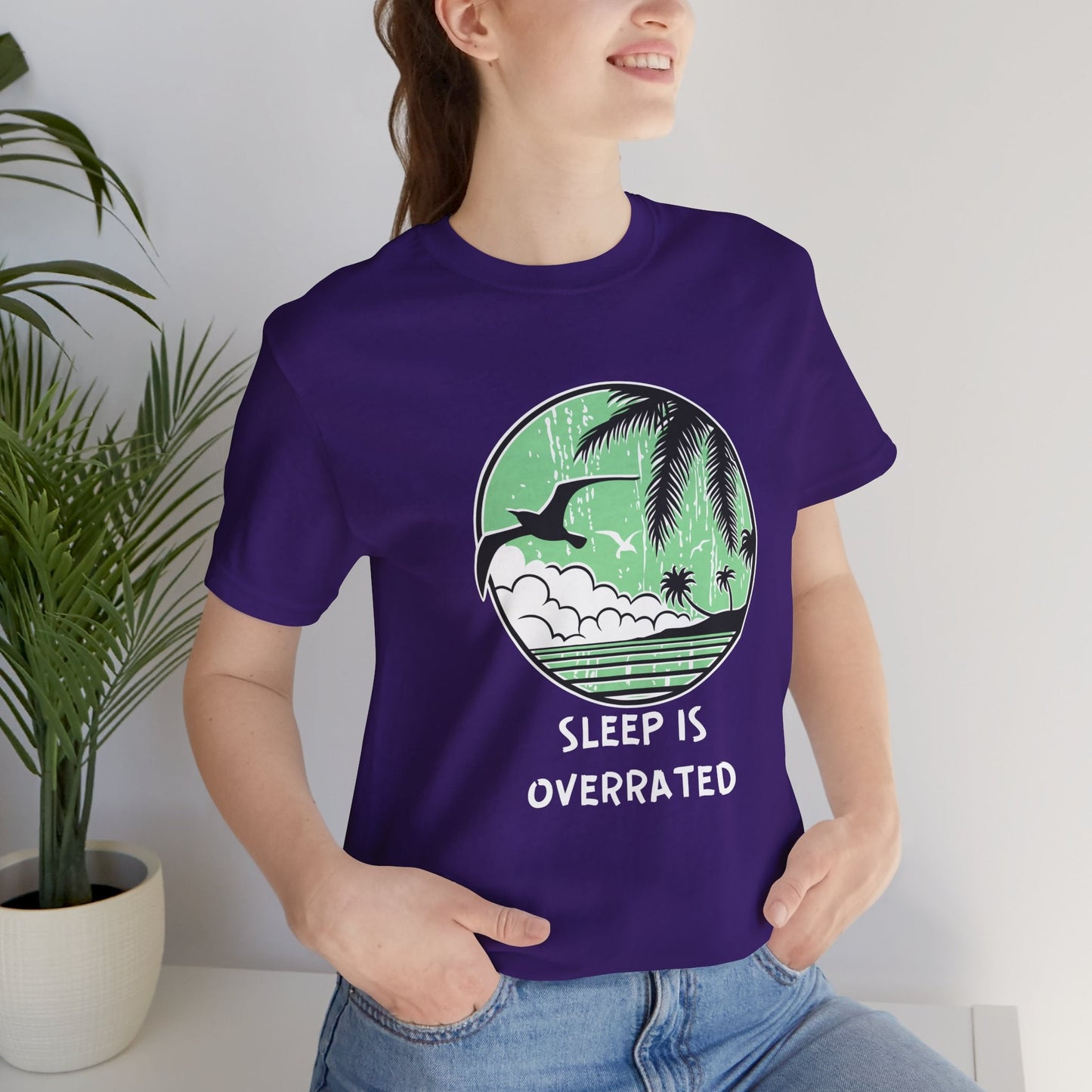Sleepy Days Unisex Tee: Beach Lovers Boho Wear