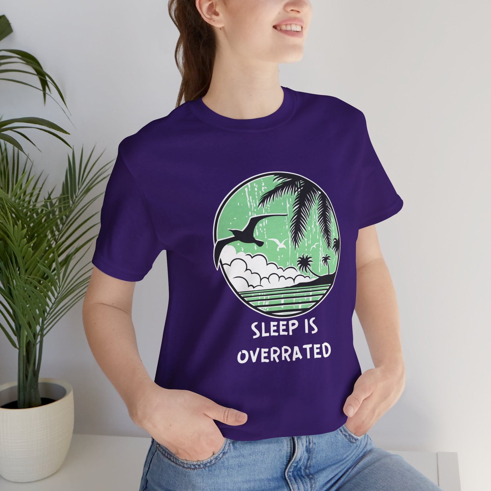 Sleepy Days Unisex Tee: Beach Lovers Boho Wear
