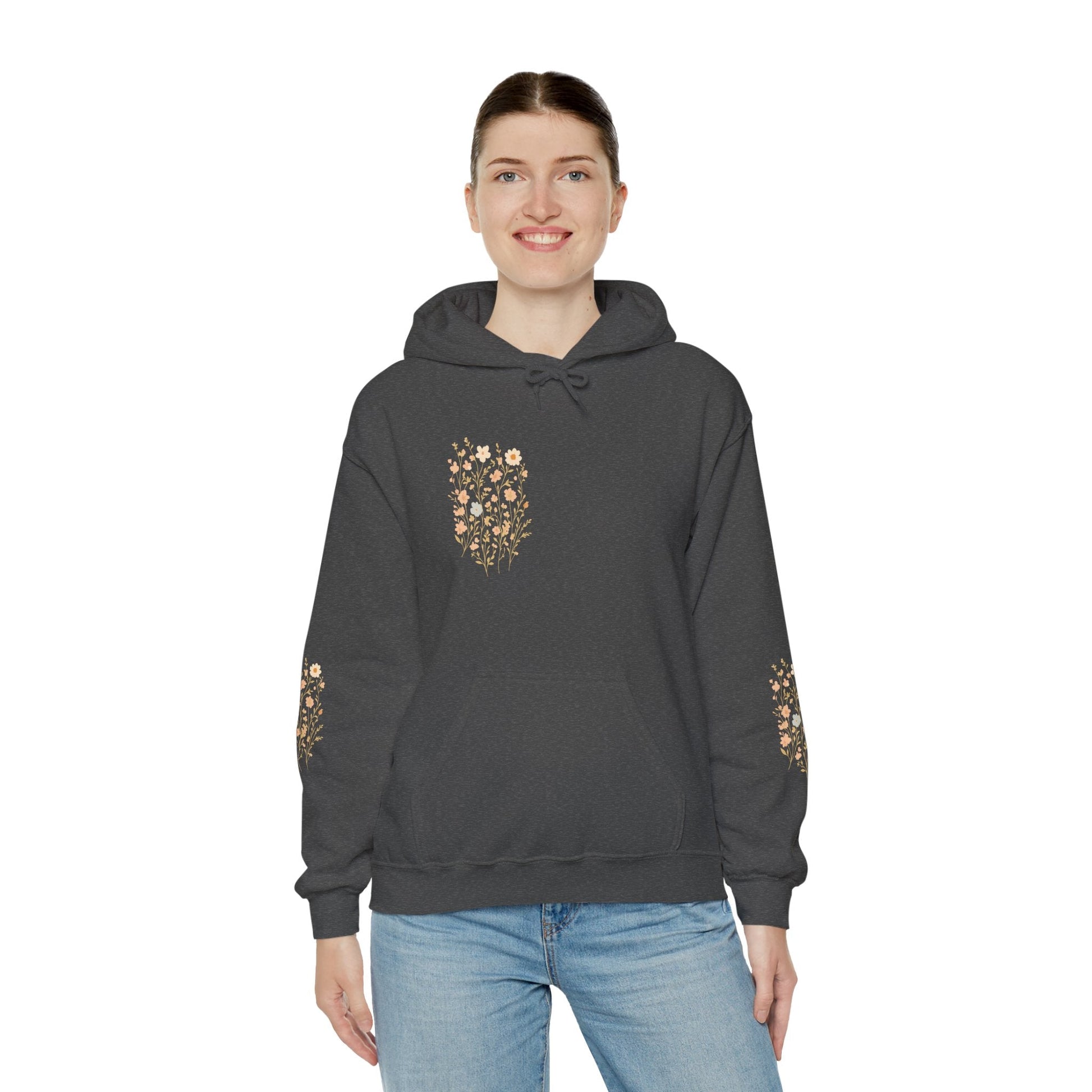 Hooded Sweatshirt - Wildflower Harmony Printify