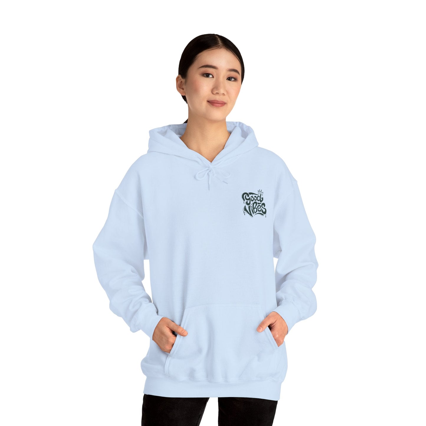 Good Vibes Unisex Heavy Blend Hoodie Printify