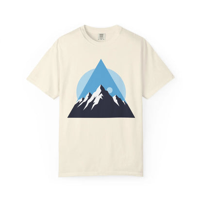 Mountain Adventure Unisex Garment-Dyed T-shirt | Nature Lover Shirt, Outdoor Gift, Hiking Tee, Graphic Tee, Travel Apparel Printify