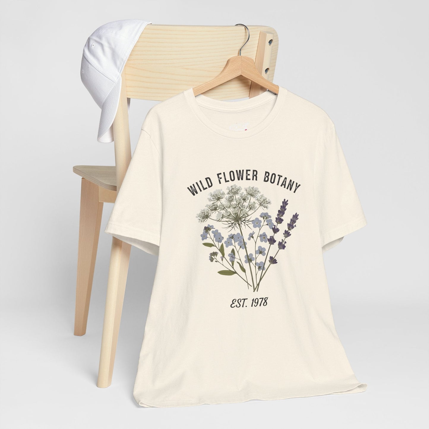 Wild Flower Botany Unisex Tee - Nature-Inspired Floral Shirt Printify