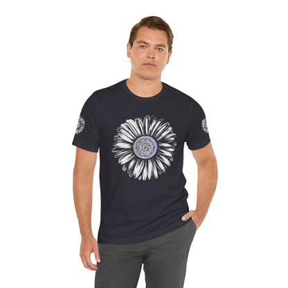 Boho Blue Mandala Tee Boho Wear