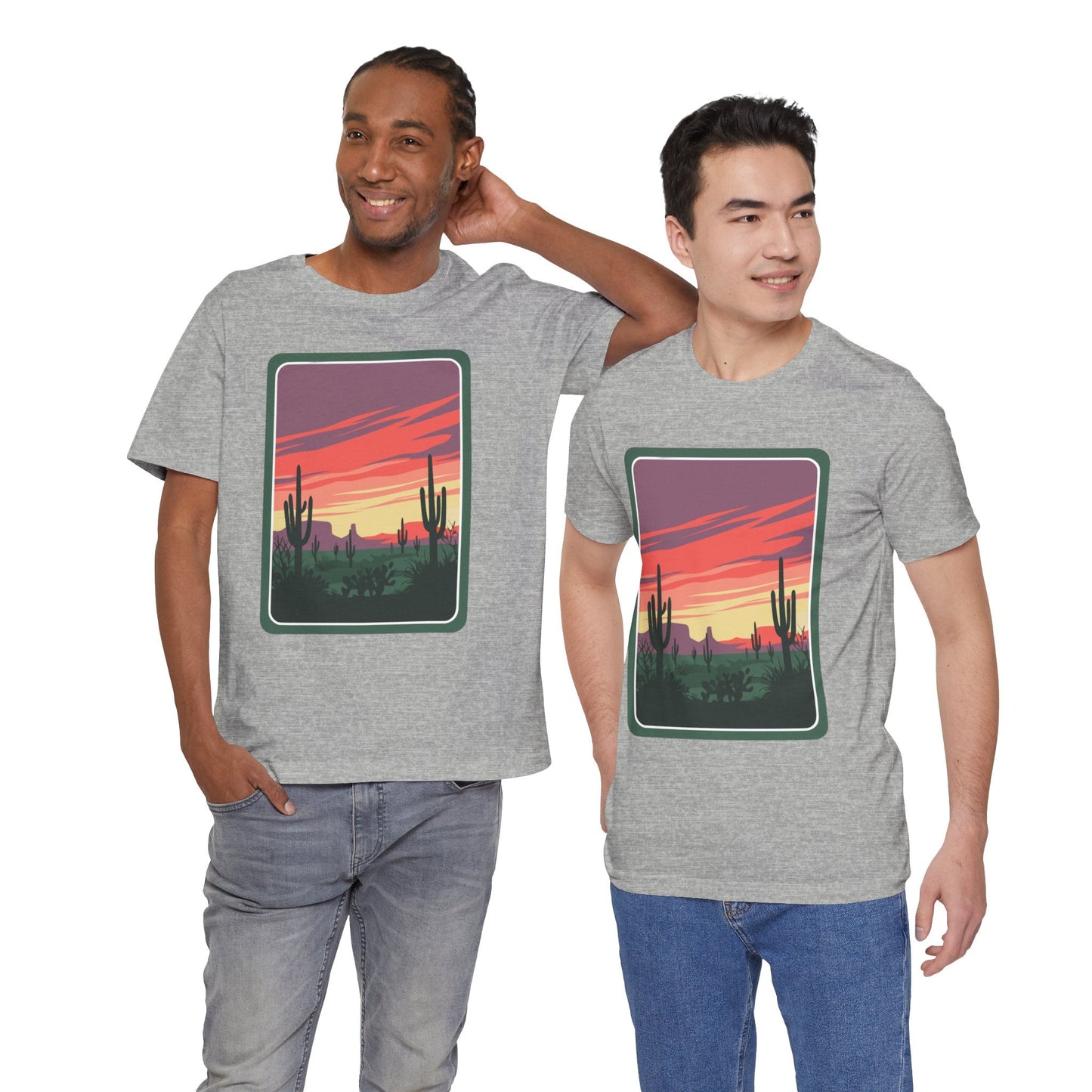 Desert Sunset Tee | Boho Style, Unisex Short Sleeve Shirt, Nature Lover Gift, Adventure Apparel, Outdoor Exploration Clothing Printify
