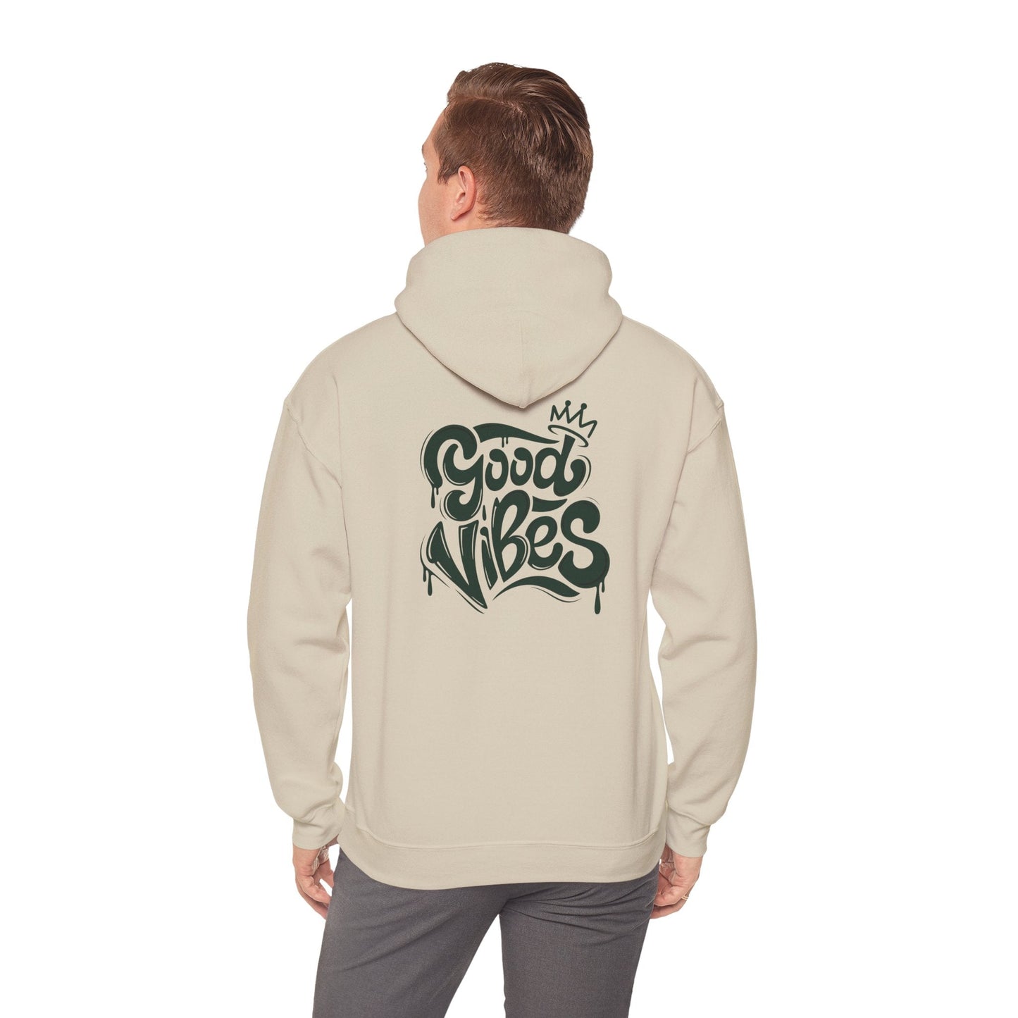 Good Vibes Unisex Heavy Blend Hoodie Printify