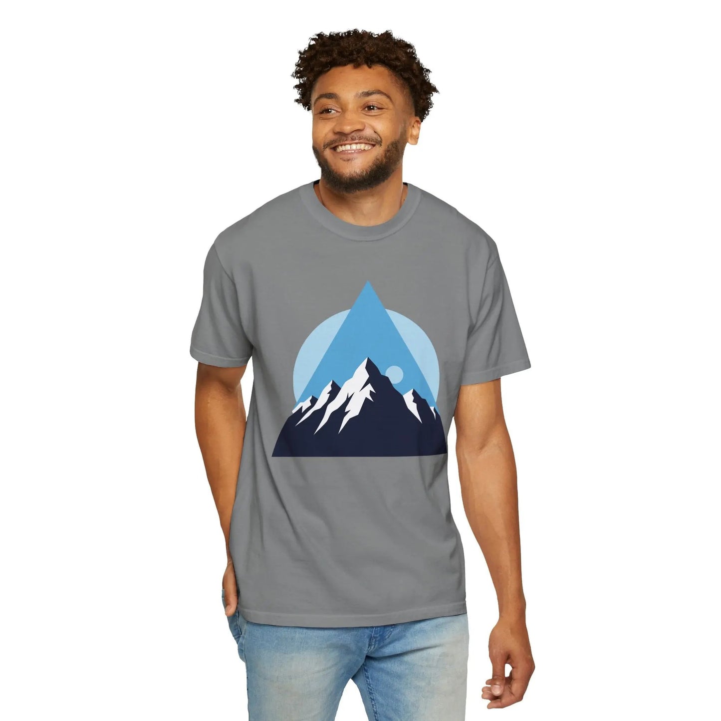 Mountain Adventure Unisex Garment-Dyed T-shirt | Nature Lover Shirt, Outdoor Gift, Hiking Tee, Graphic Tee, Travel Apparel Boho Wear