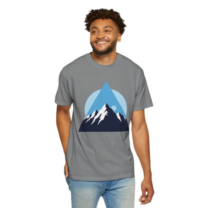 Mountain Adventure Unisex Garment-Dyed T-shirt | Nature Lover Shirt, Outdoor Gift, Hiking Tee, Graphic Tee, Travel Apparel Boho Wear