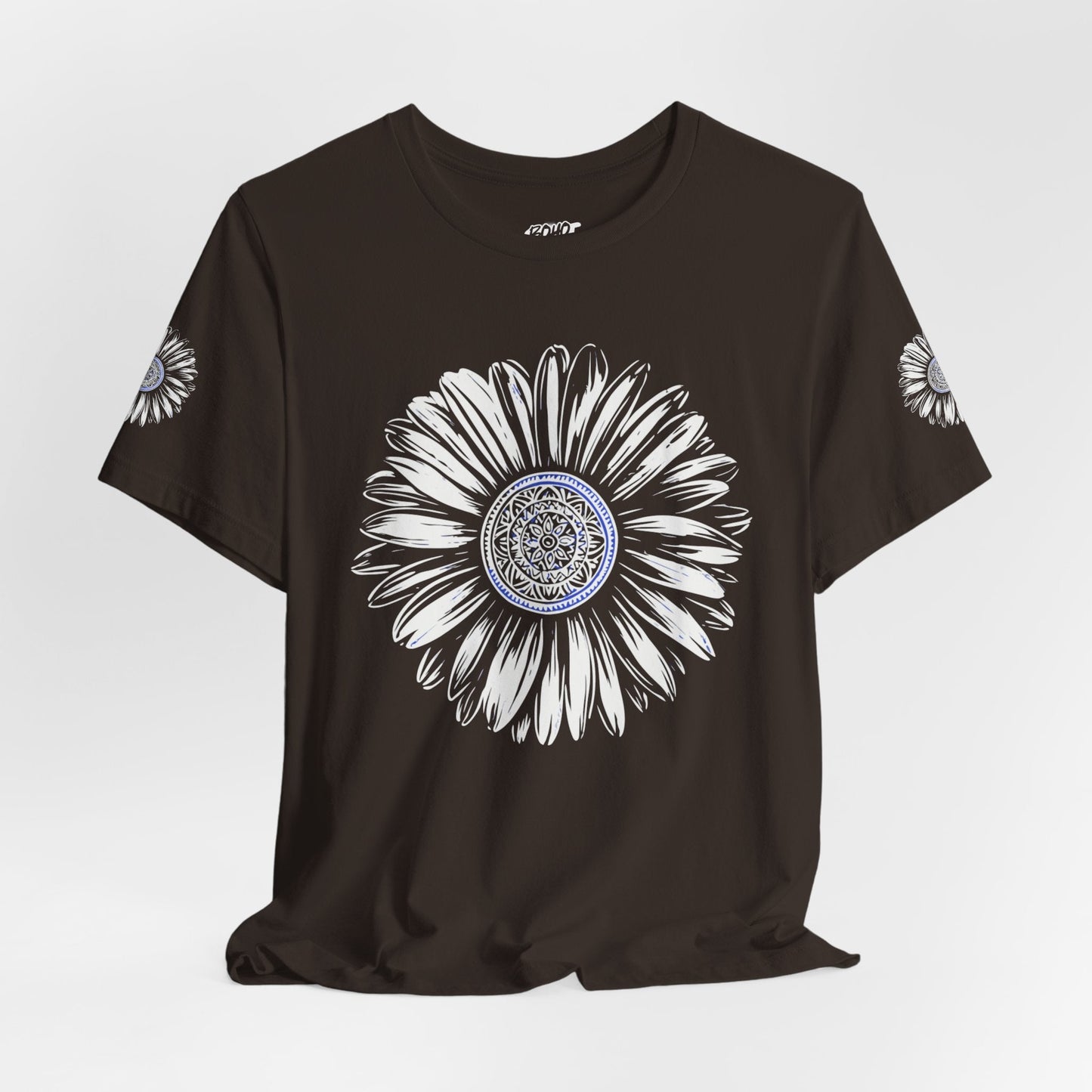Boho Blue Mandala Tee Printify