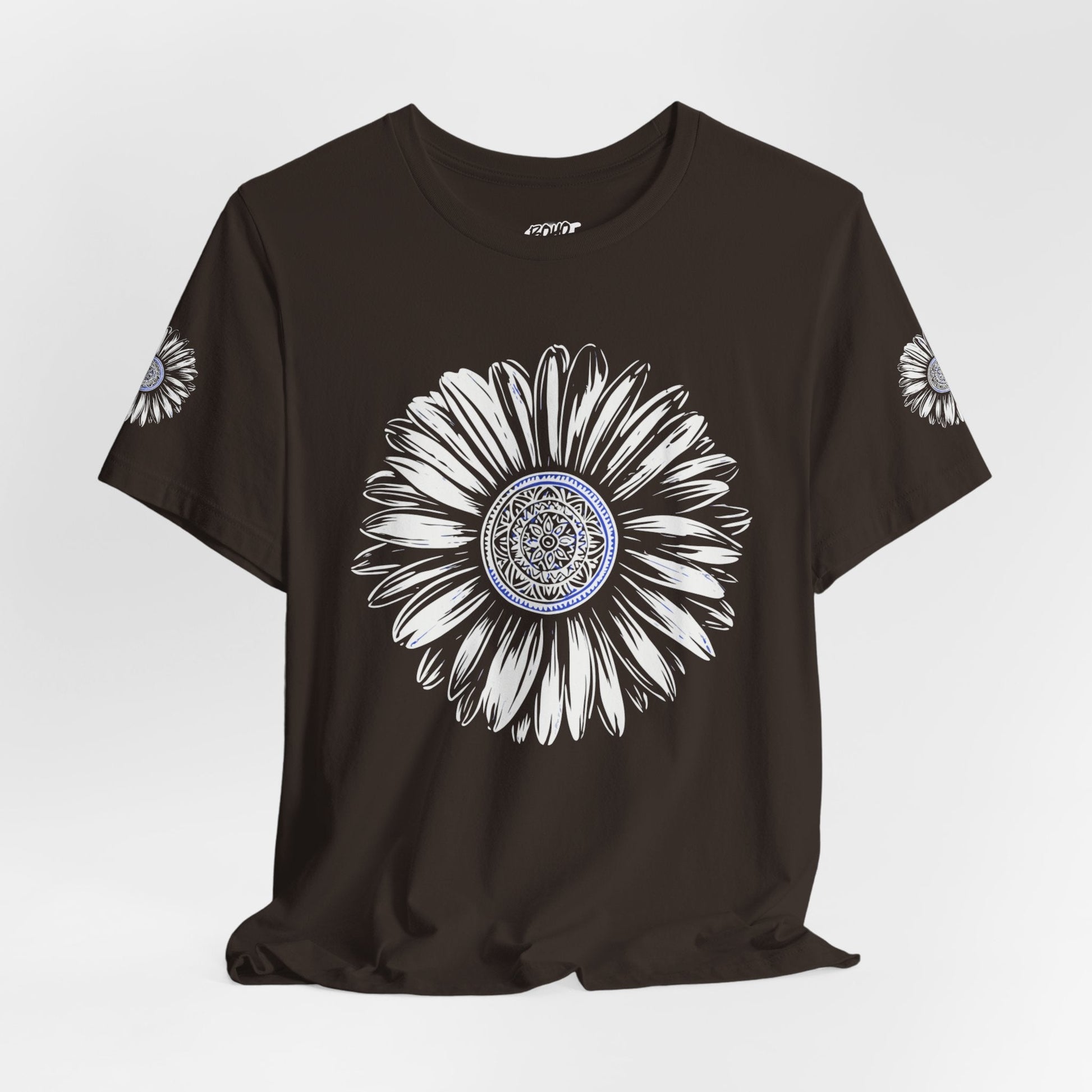 Boho Blue Mandala Tee Printify
