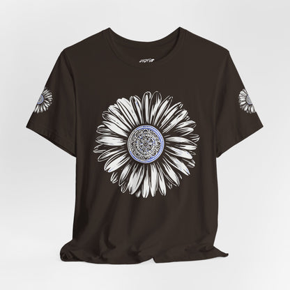 Boho Blue Mandala Tee Printify