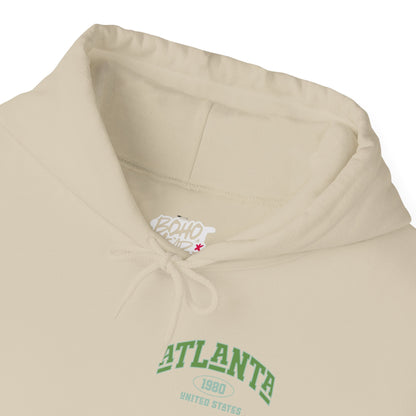 Atlanta Vintage Hooded Sweatshirt - Cozy Casual Wear for Every Occasion, Unisex Sweatshirt, Retro Hoodie, Gift for Atlanta Fans Boho Wear