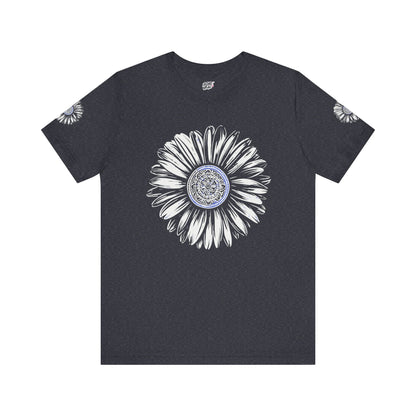 Boho Blue Mandala Tee Printify