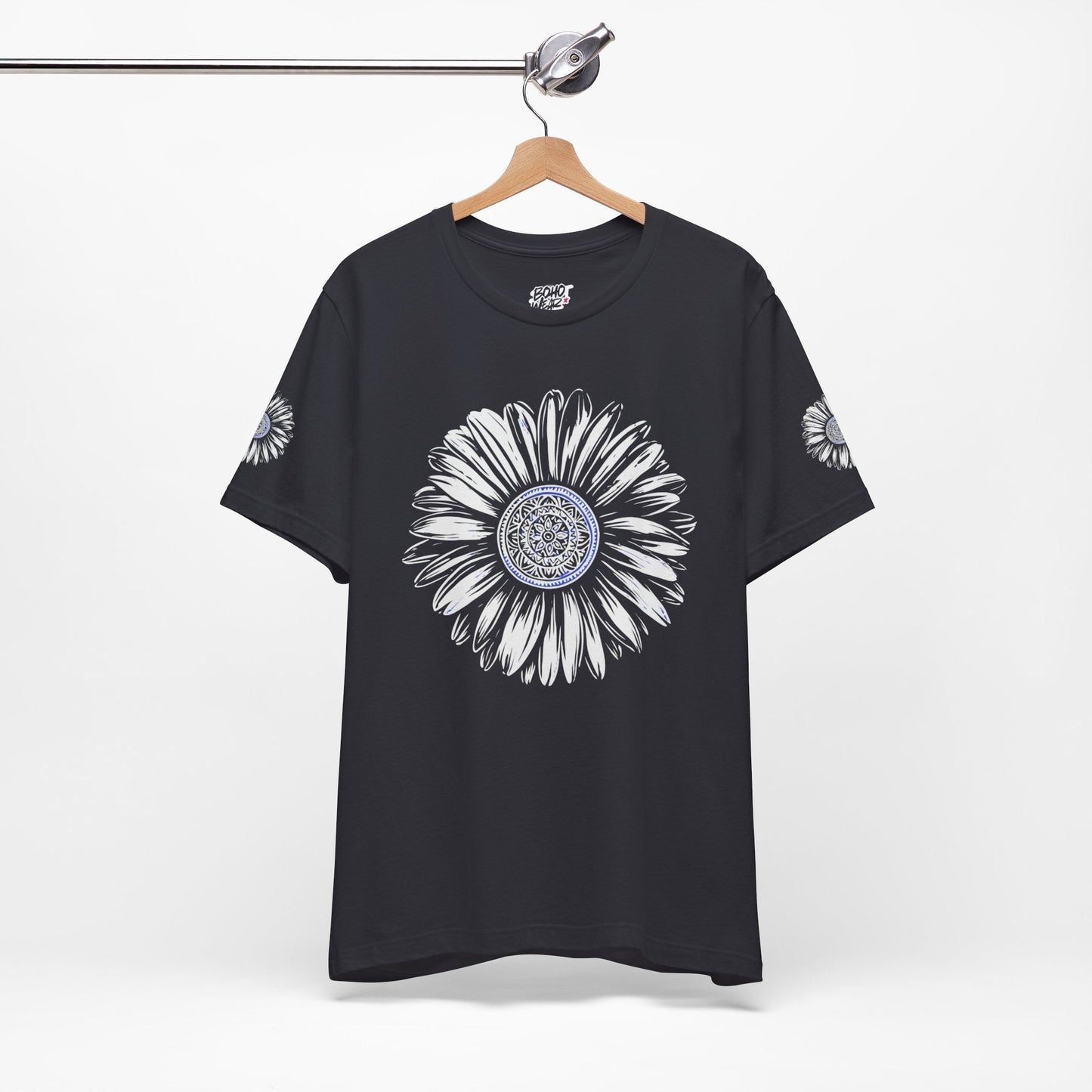 Boho Blue Mandala Tee Printify