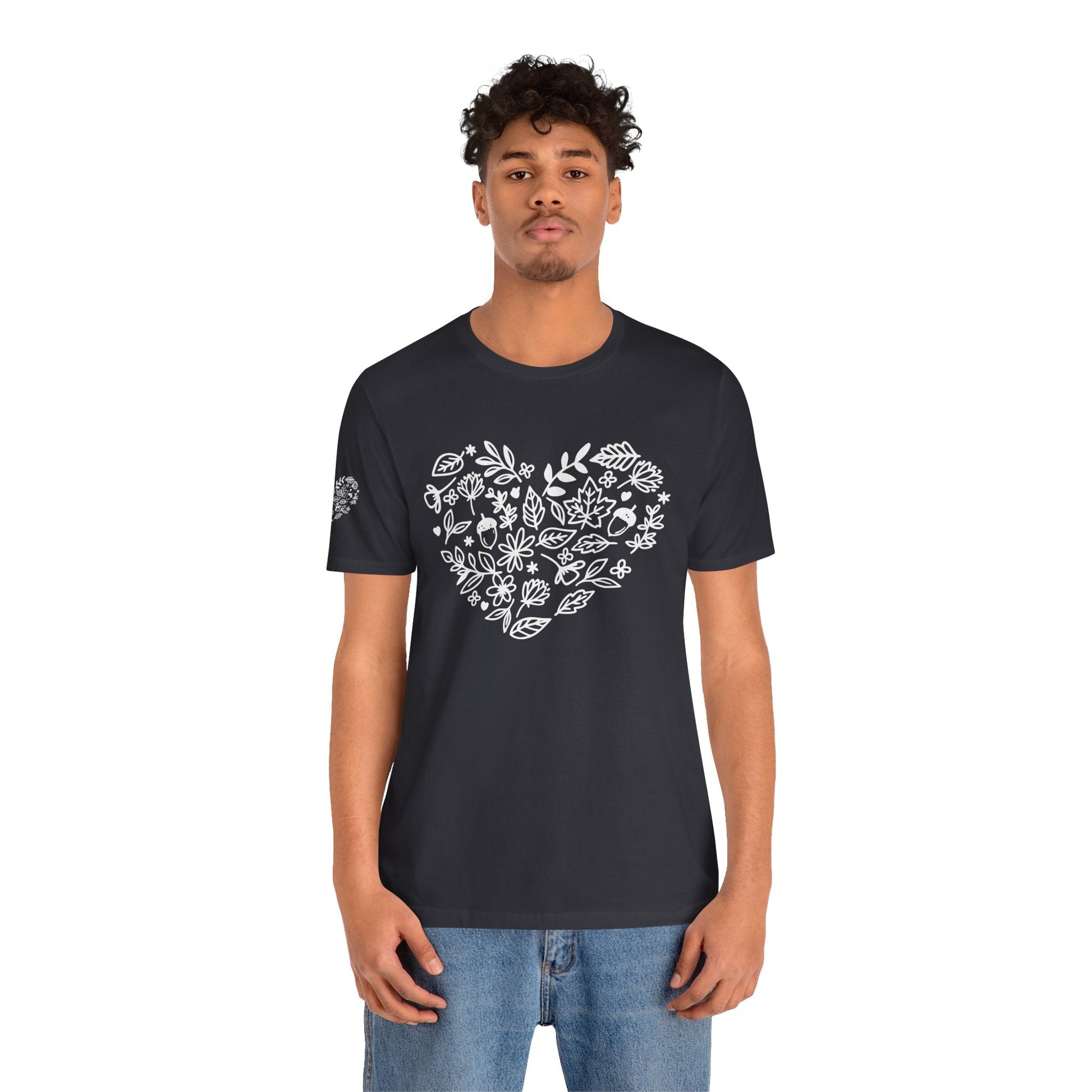 Floral Heart Tee Printify