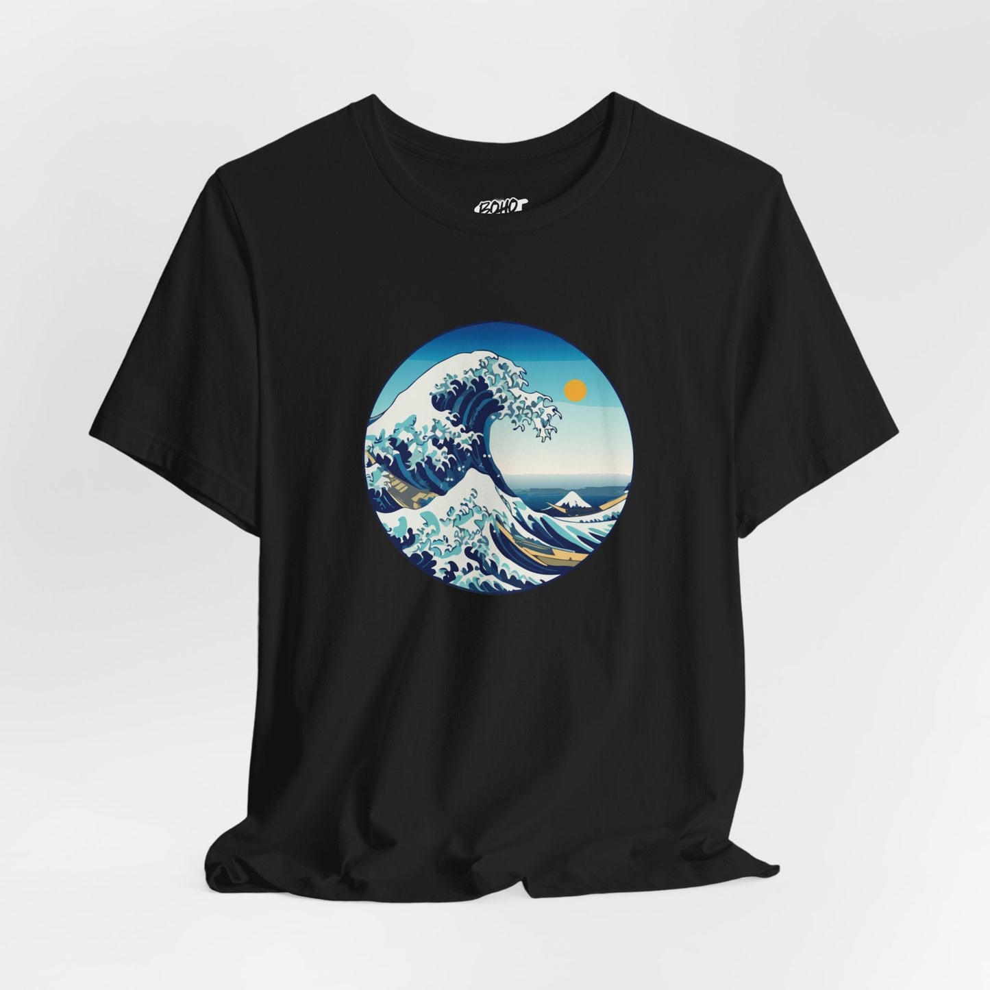 Ocean Wave Graphic Tee - Perfect for Beach Lovers, Summer Vibes, Casual Outfits, Gift for Surfers, Eco-Friendly Fashion Printify