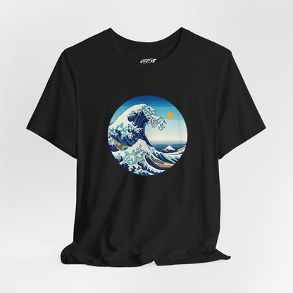 Ocean Wave Graphic Tee - Perfect for Beach Lovers, Summer Vibes, Casual Outfits, Gift for Surfers, Eco-Friendly Fashion Printify