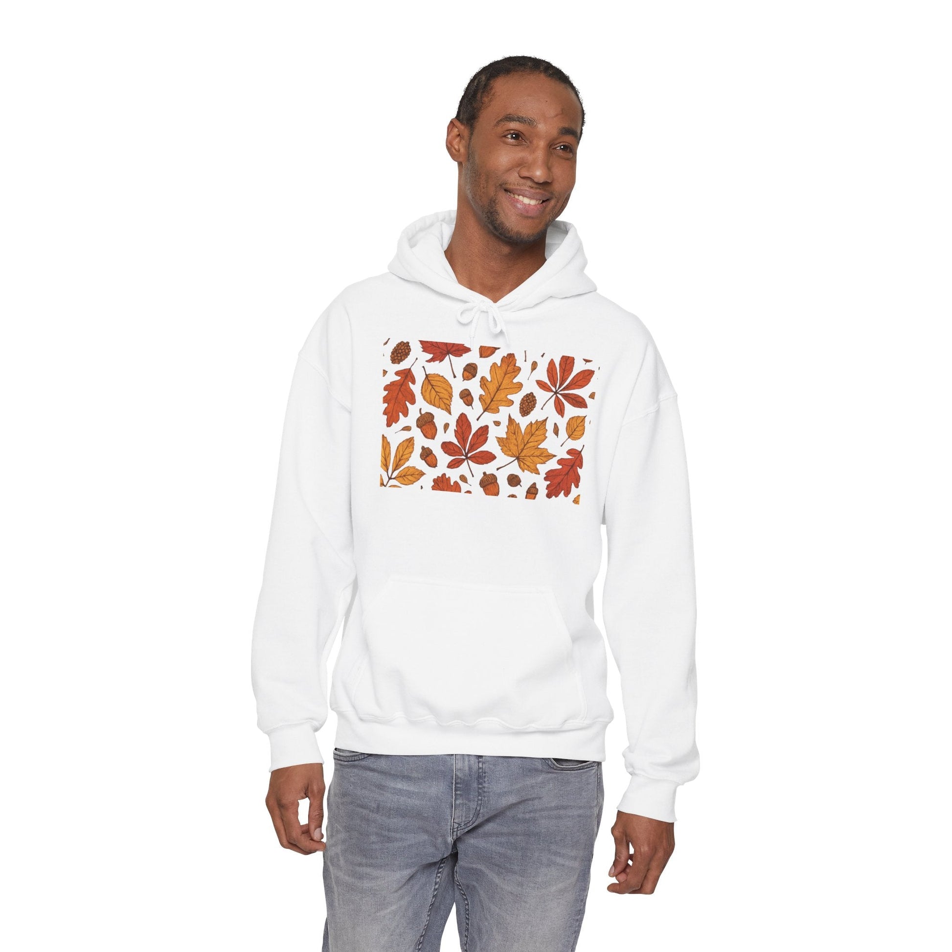 Vintage Autumn Unisex Hoodie Sweatshirt - Pattern Design Boho Wear