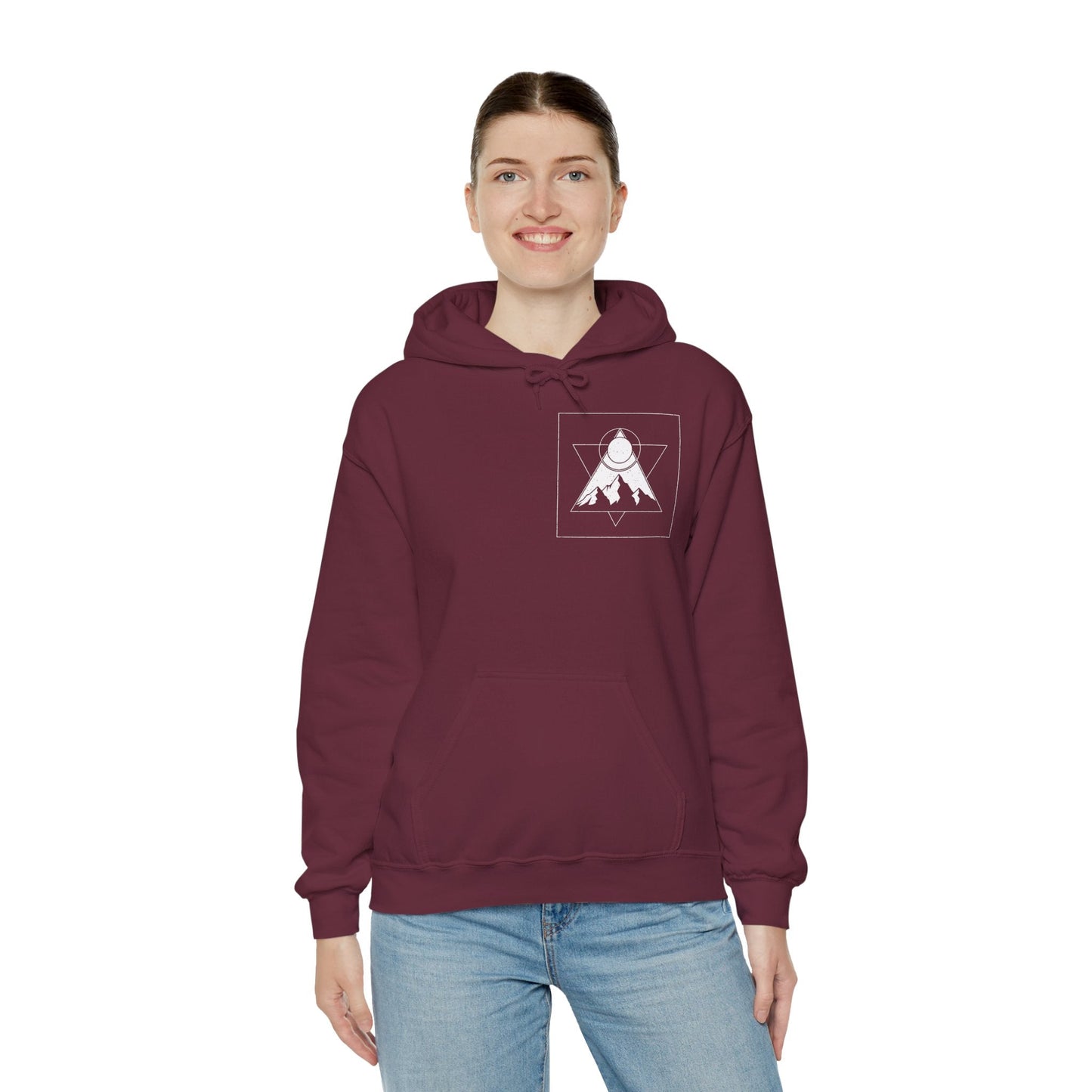 Mountain Adventure Hooded Sweatshirt Printify