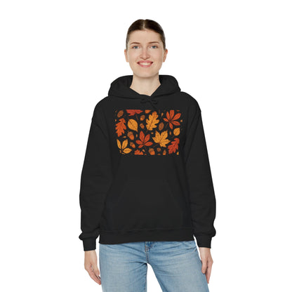 Vintage Autumn Unisex Hoodie Sweatshirt - Pattern Design Boho Wear