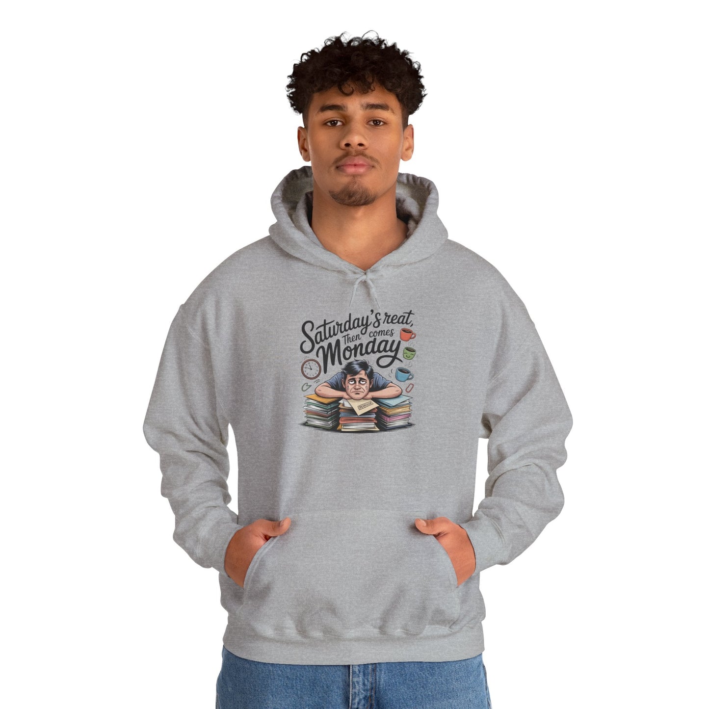Funny Saturday's Relax Then Comes Monday Hoodie Boho Wear