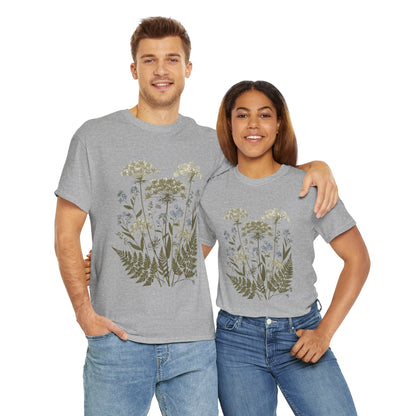 Botanical Art Unisex Heavy Cotton Tee Printify