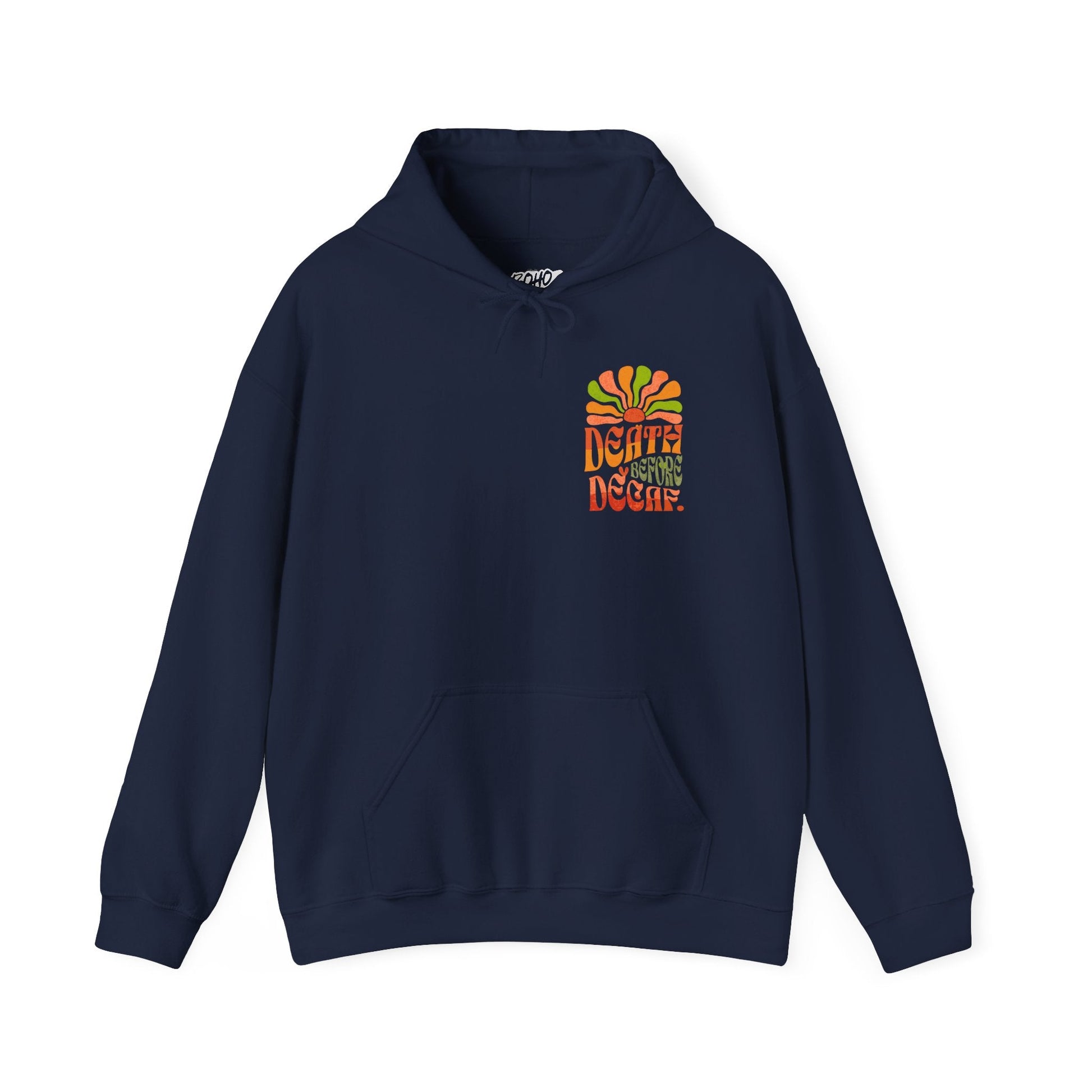 Colorful Retro Hoodie - Perfect for Cozy Days and Celebrations Printify