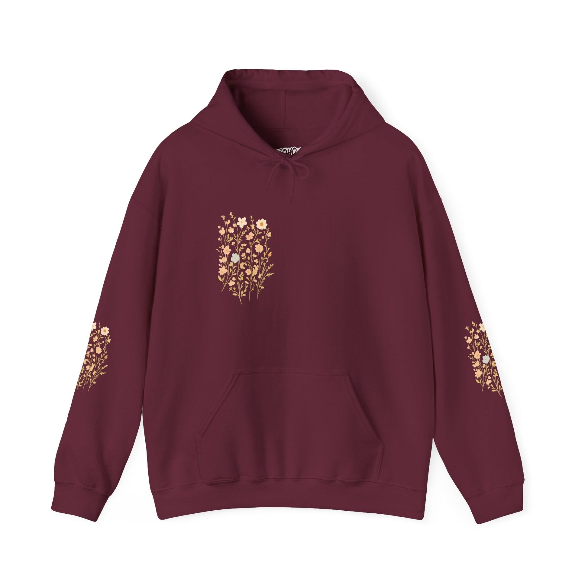 Hooded Sweatshirt - Wildflower Harmony Printify