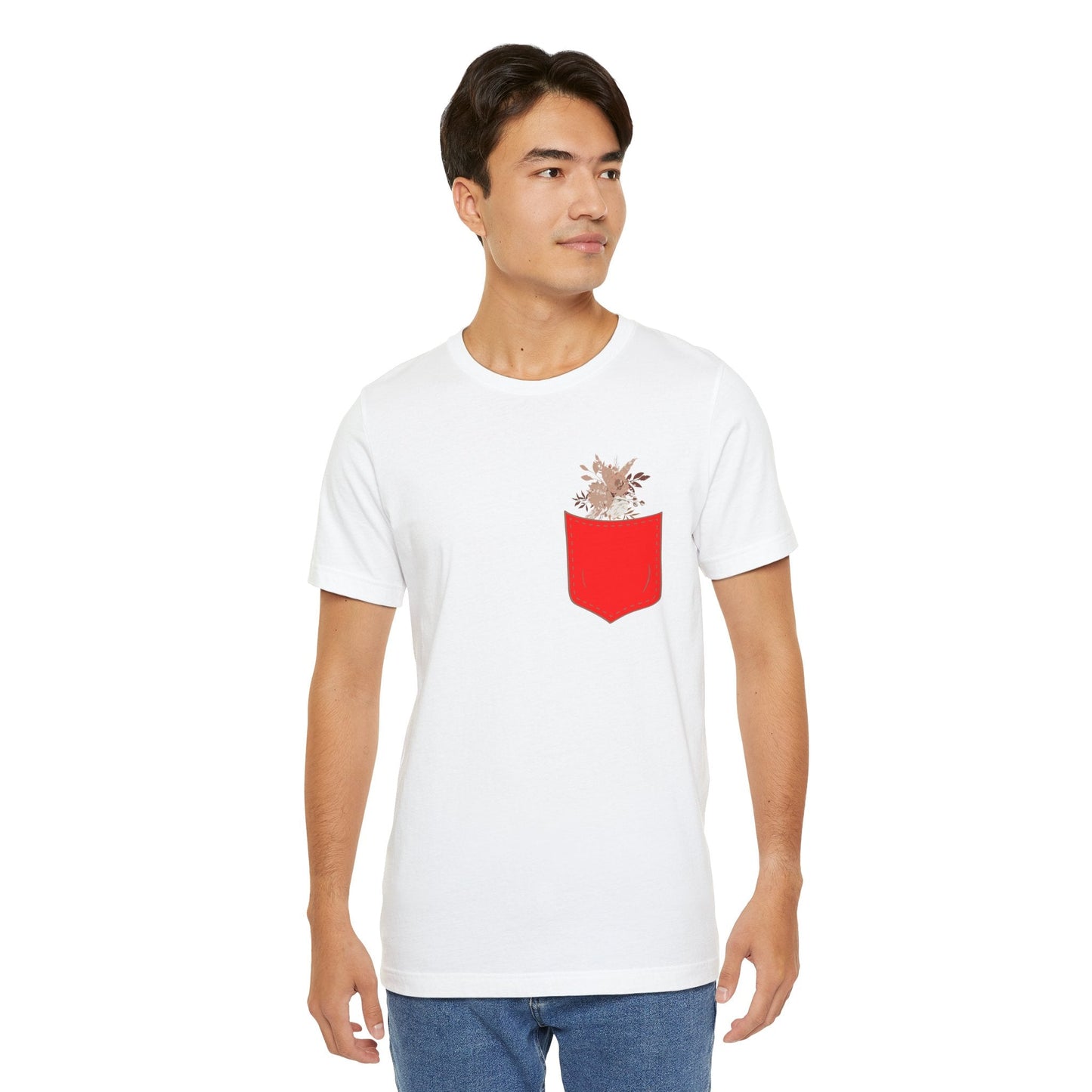 Pocket and Dry Flowers Tee Printify