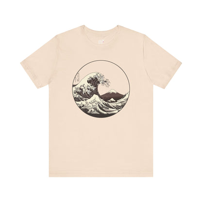 Ocean Wave Graphic Tee | Cool Casual Wear, Beach Lover Gift, Art Inspired Shirt, Summer Attire, Gift for Him/Her Printify