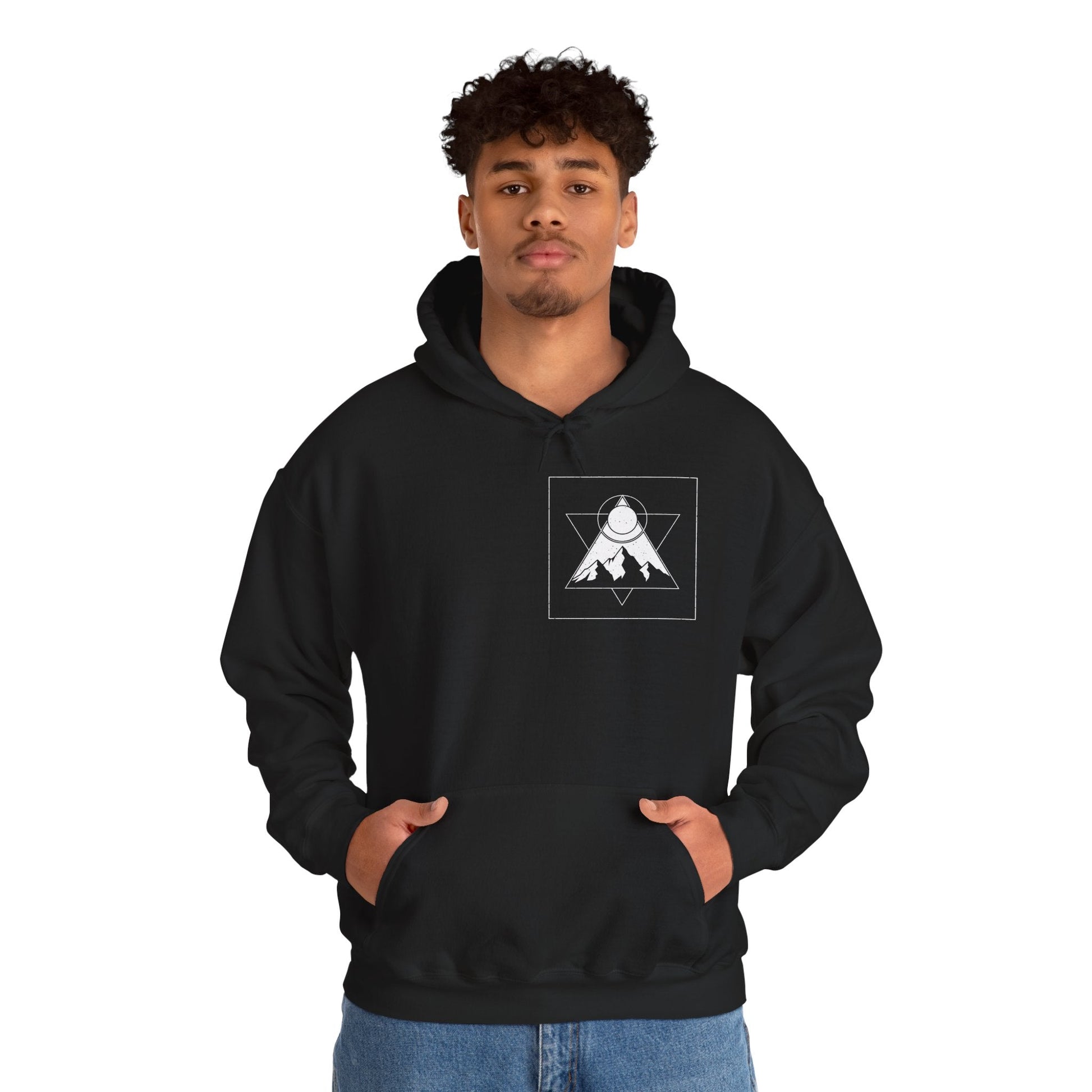 Mountain Adventure Hooded Sweatshirt Printify