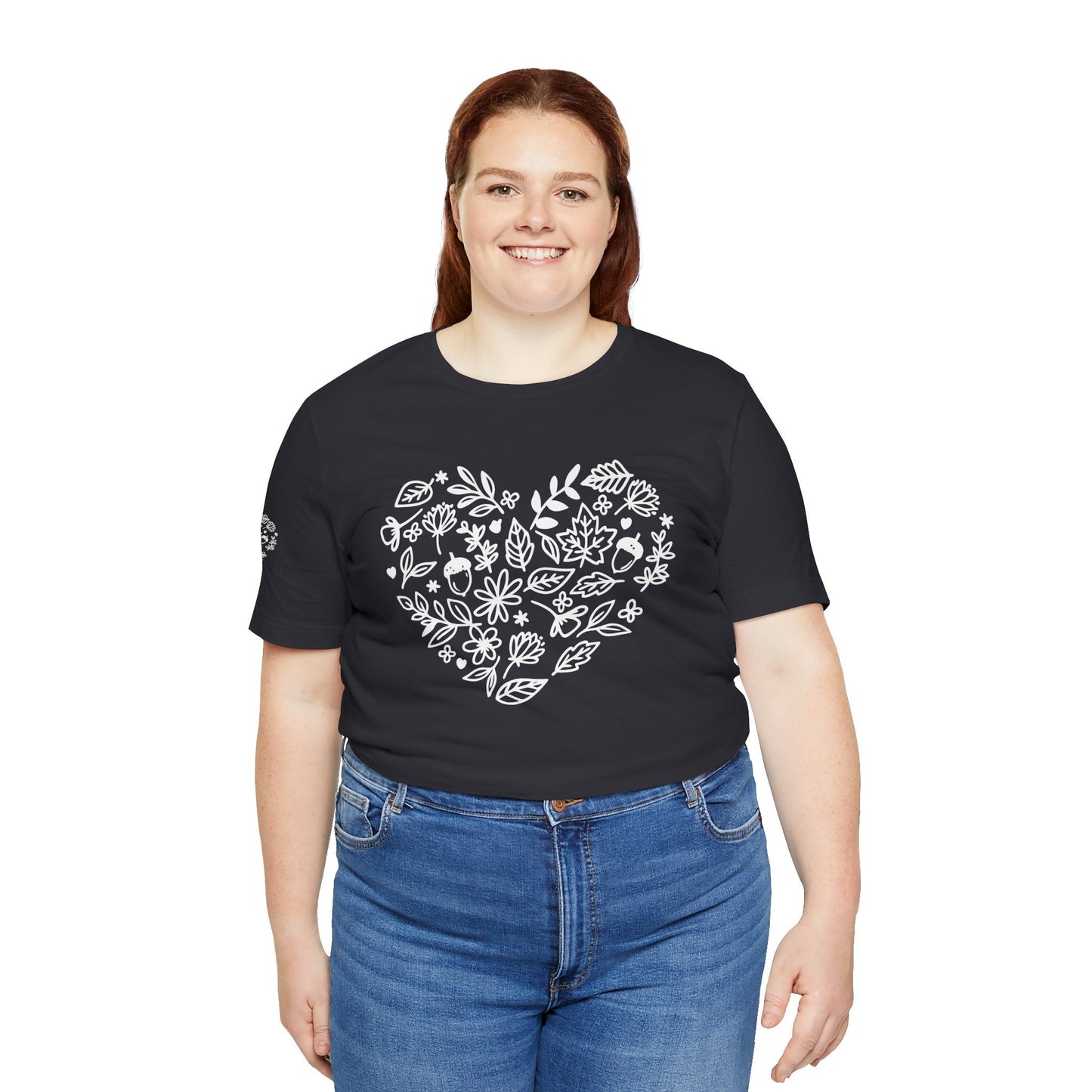 Floral Heart Tee Printify